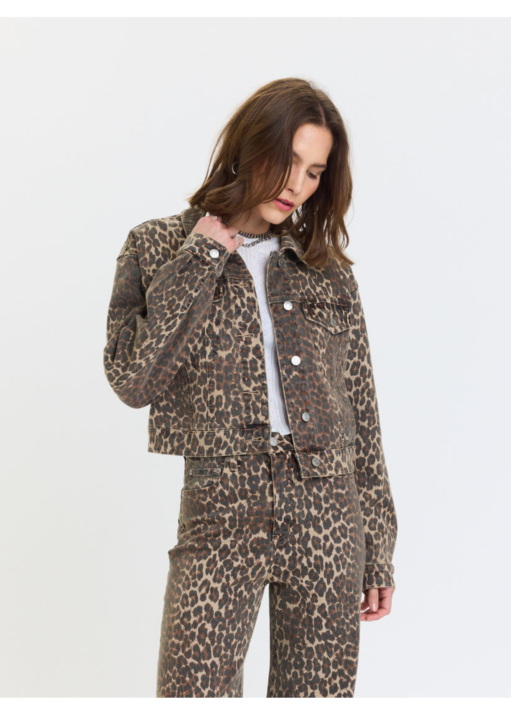 Daze Daze Denim Del Mar Veste Trucker Courte - Cool Cat
