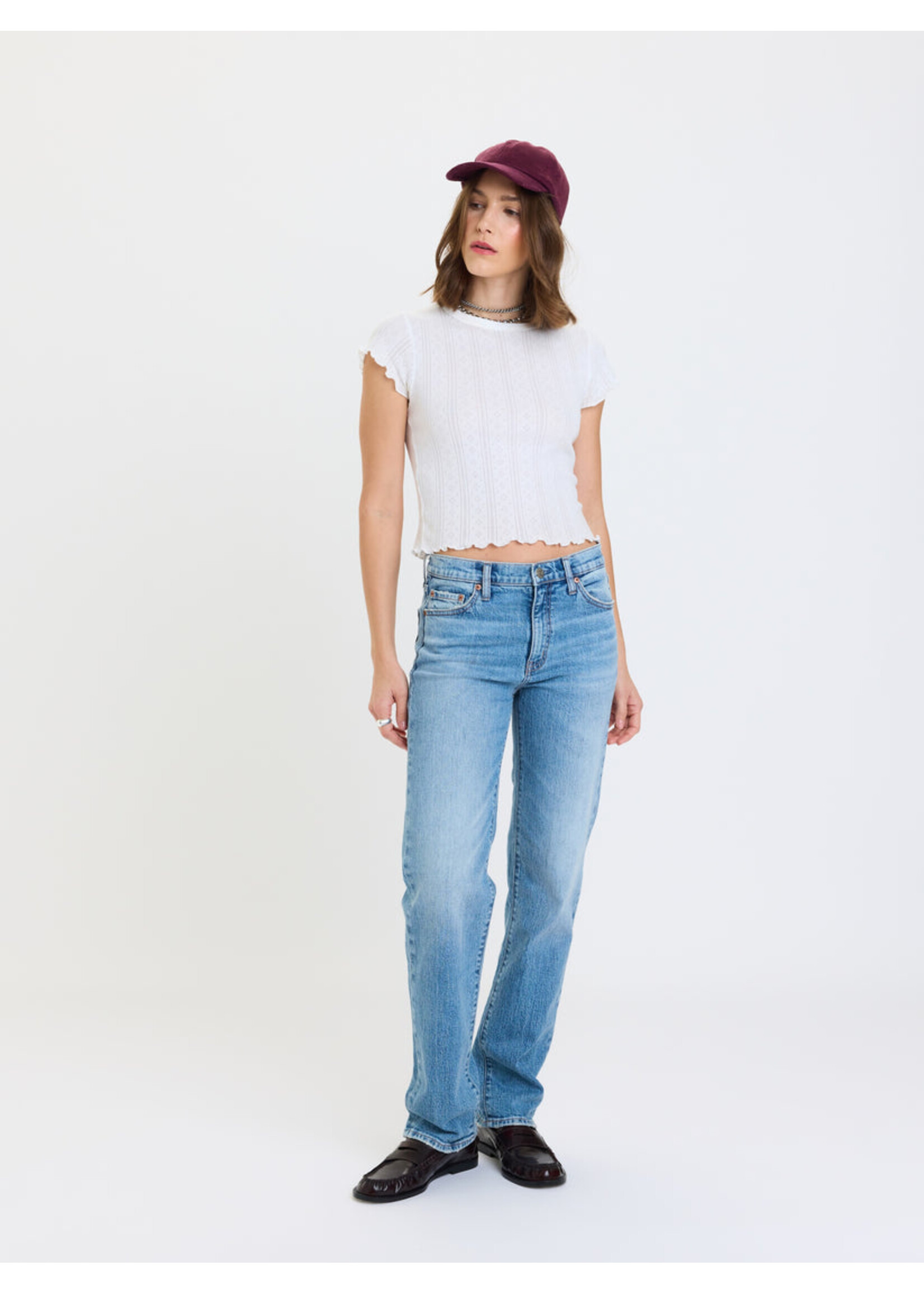 Daze Daze Denim Rebel Taille Mi-Haute Slim Straight - On Repeat