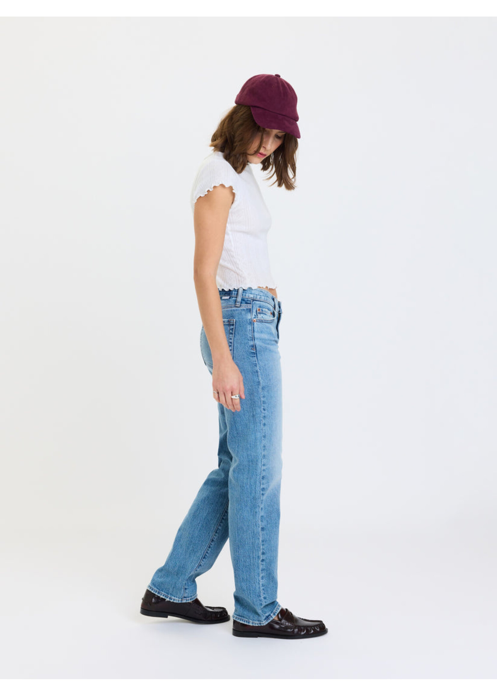 Daze Daze Denim Rebel Taille Mi-Haute Slim Straight - On Repeat
