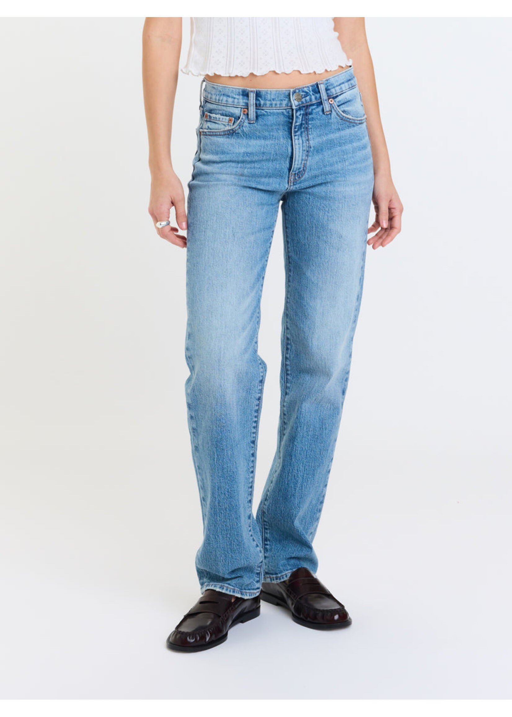 Daze Daze Denim Rebel Taille Mi-Haute Slim Straight - On Repeat