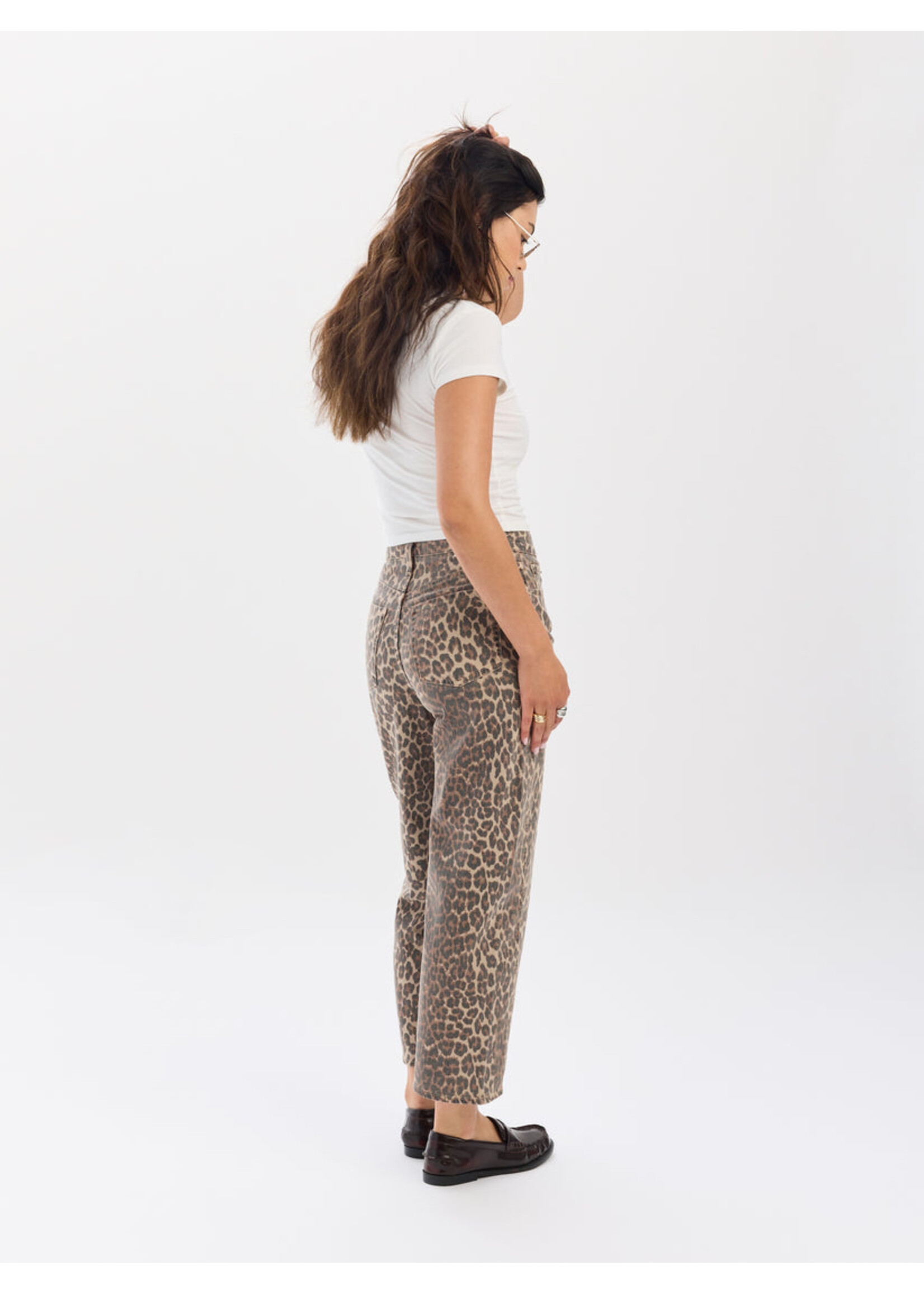 Daze Daze Denim Westward Barrel Leg Denim - Cool Cat