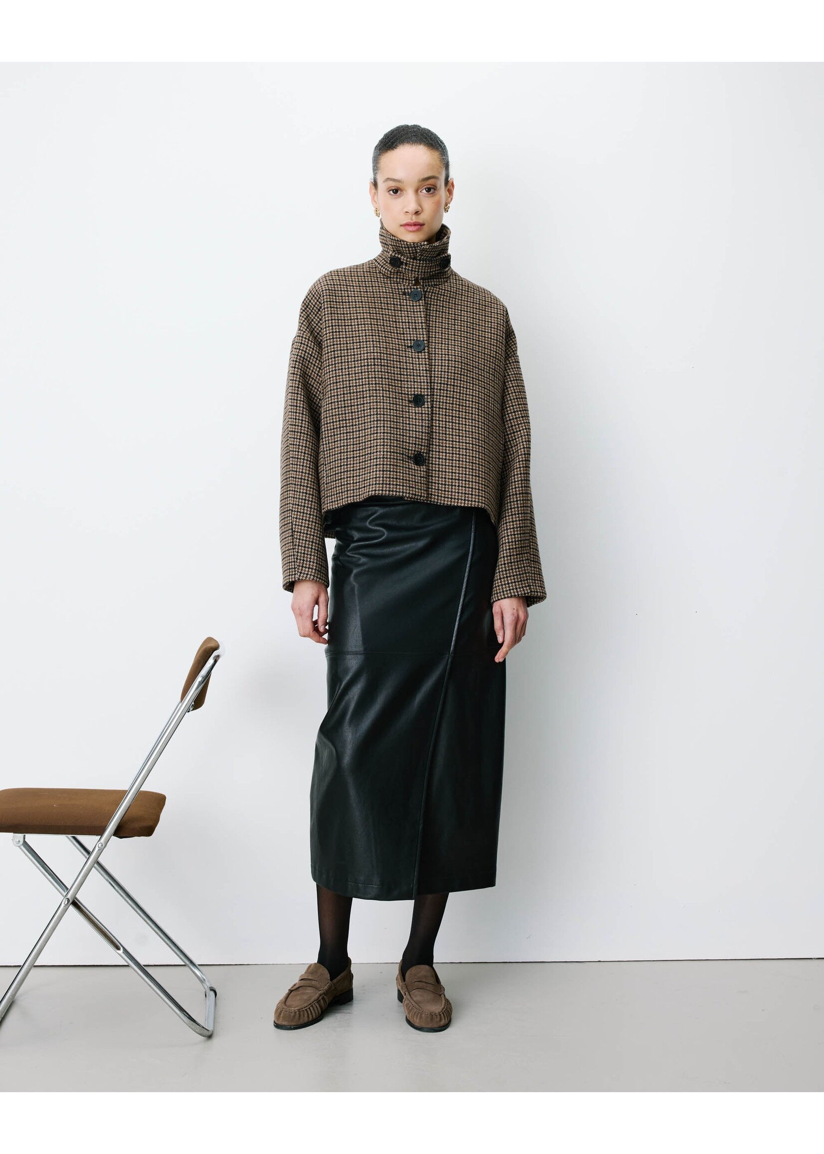 Grace and Mila Grace and Mila Arthur Coat - Coffee