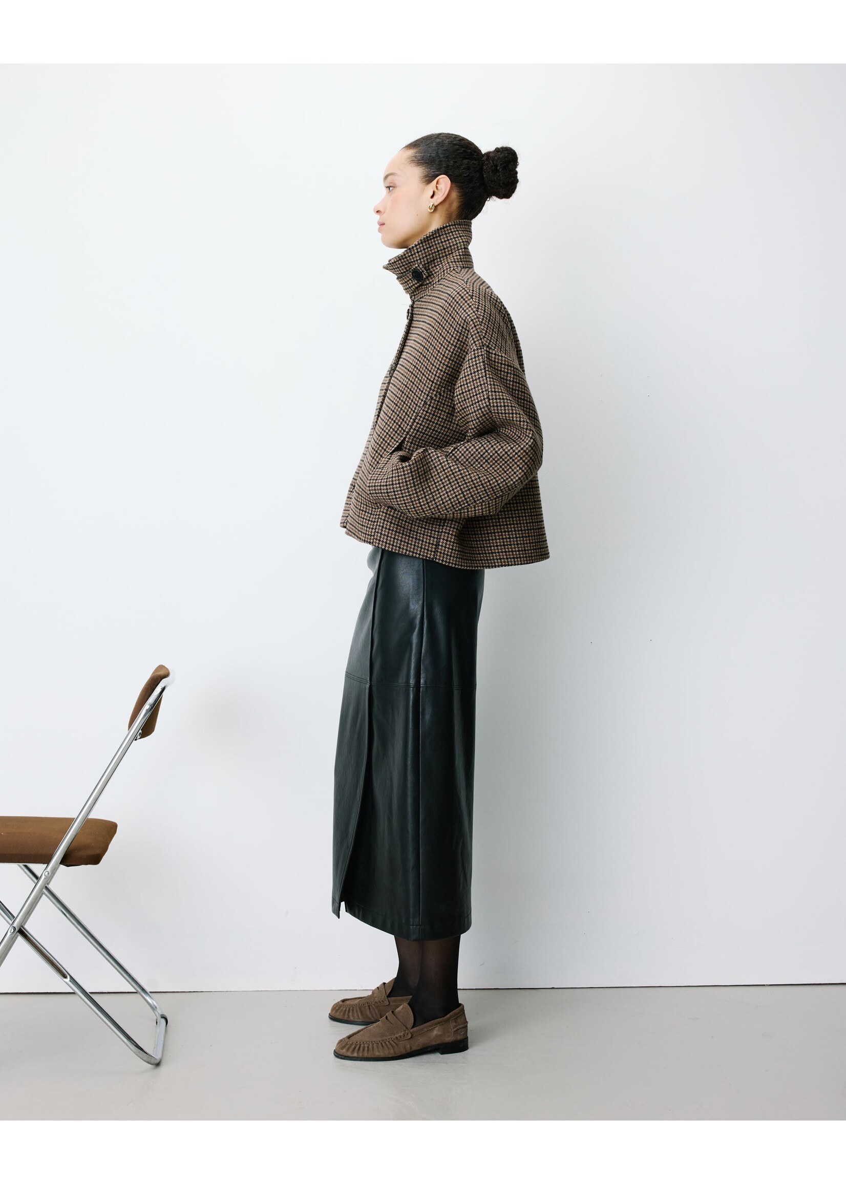 Grace and Mila Grace and Mila Arthur Coat - Coffee