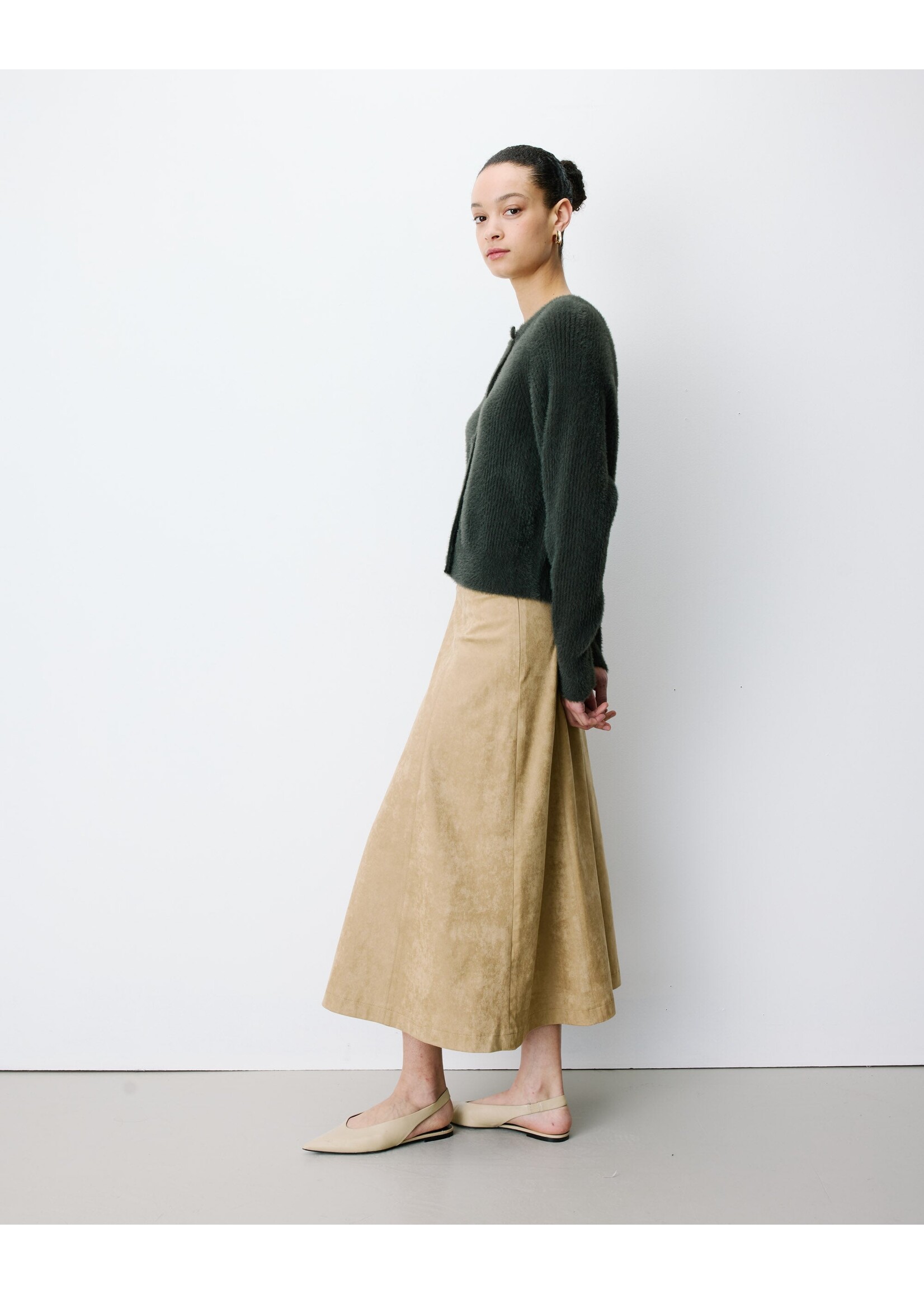 Grace and Mila Grace and Mila Aleron Cardigan - Kaki