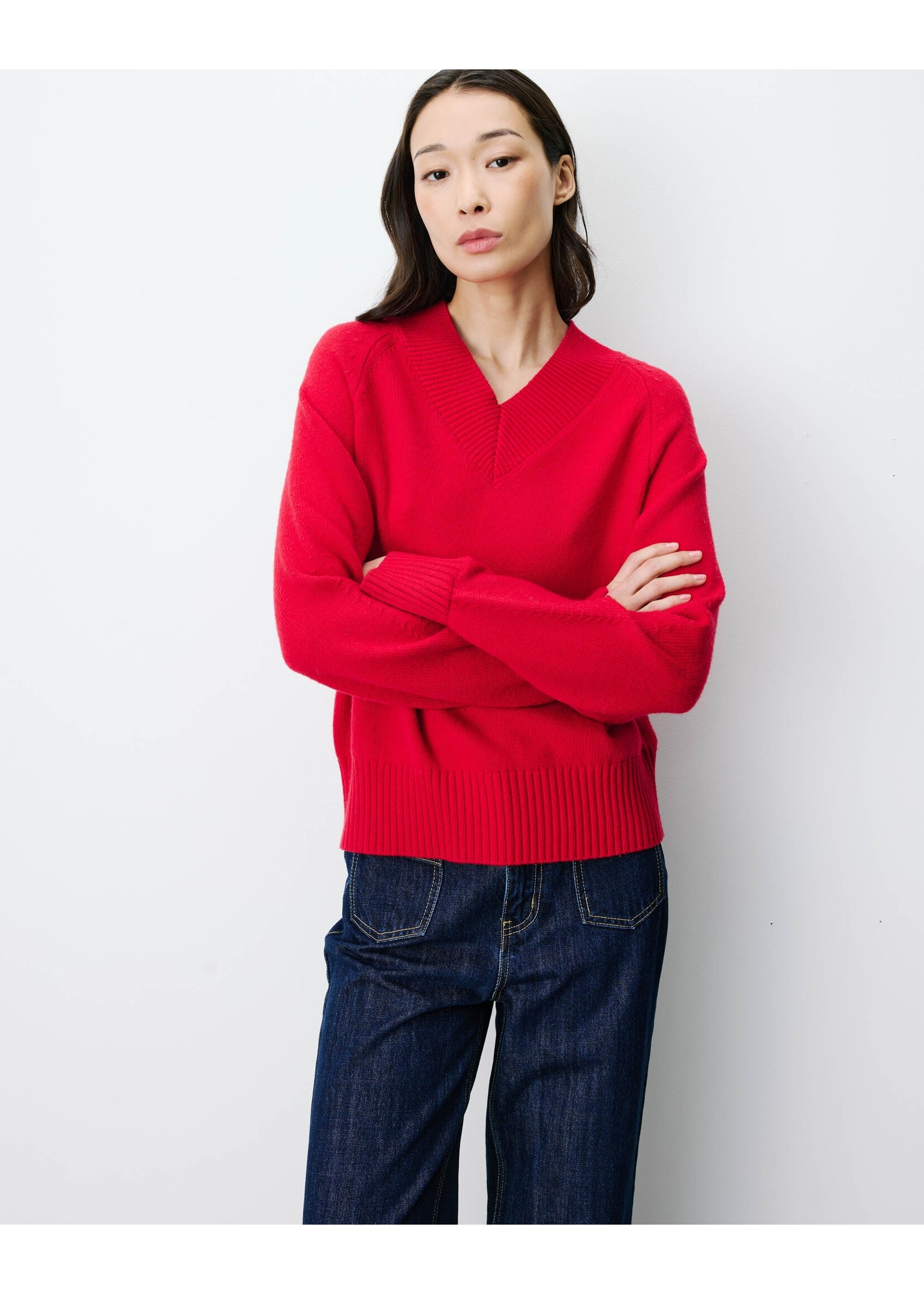 Grace and Mila Grace and Mila Sweater Alden - Rouge