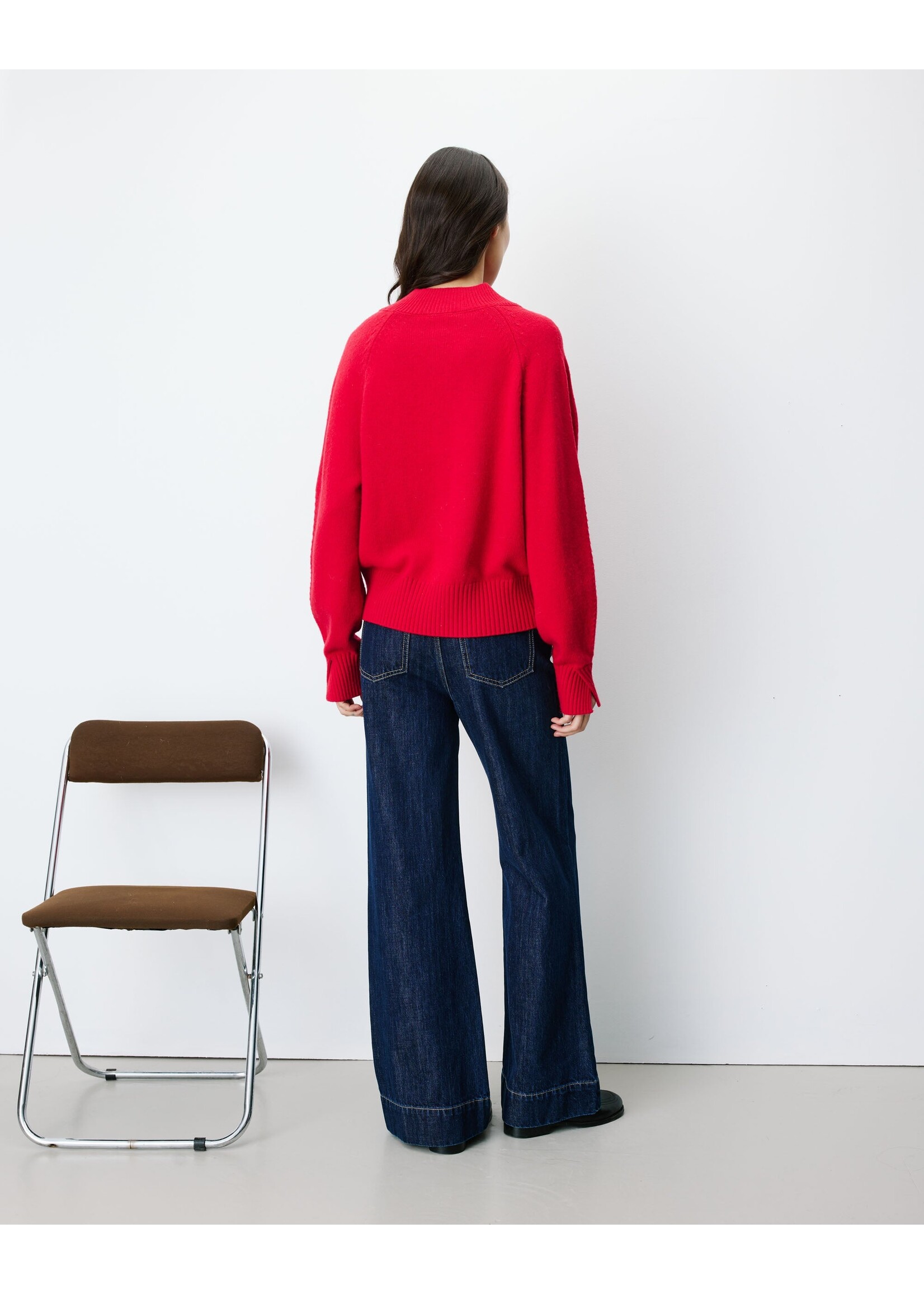 Grace and Mila Grace and Mila  Alden Sweater - Rouge