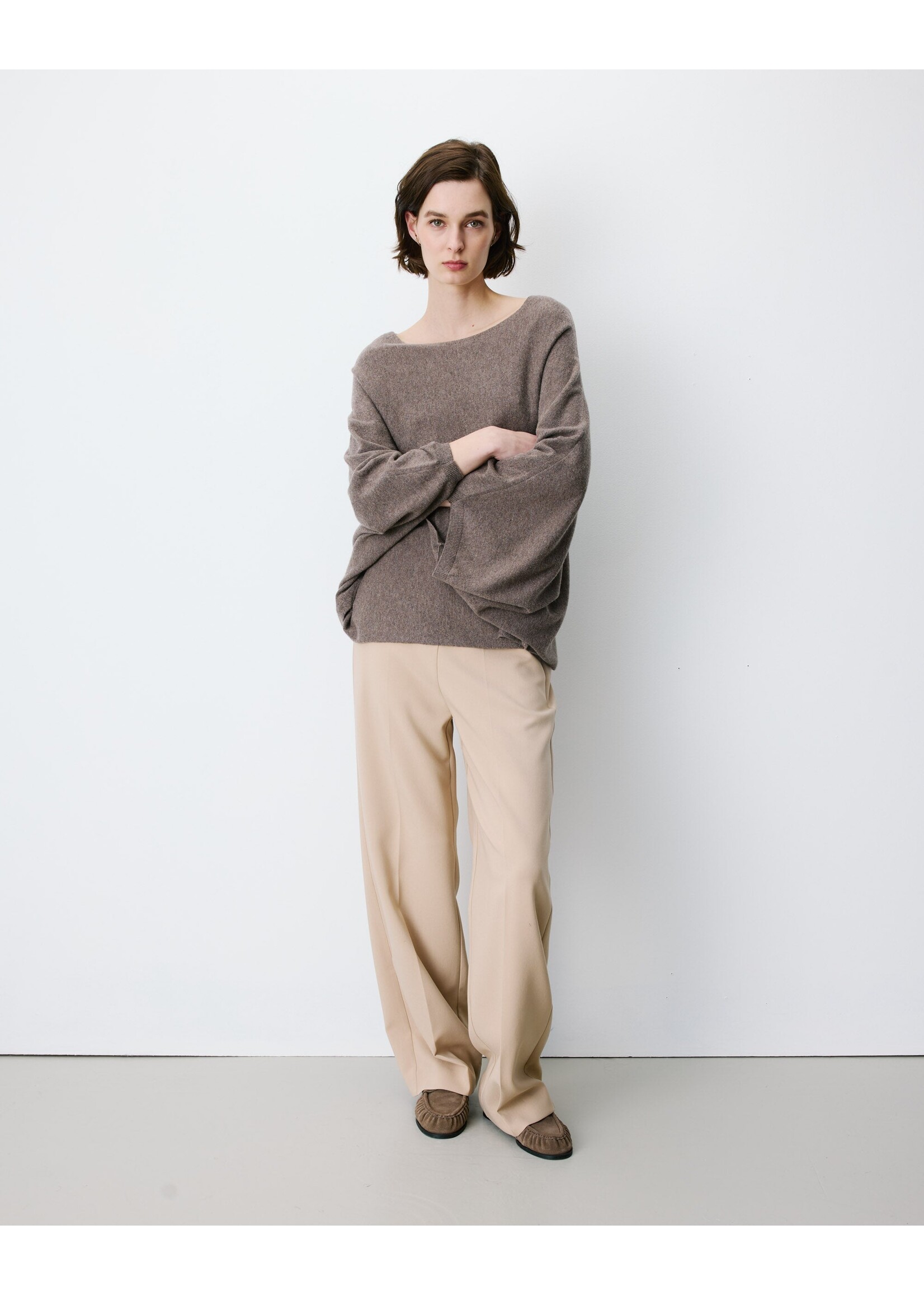 Grace and Mila Grace and Mila Sweater Adela - Taupe