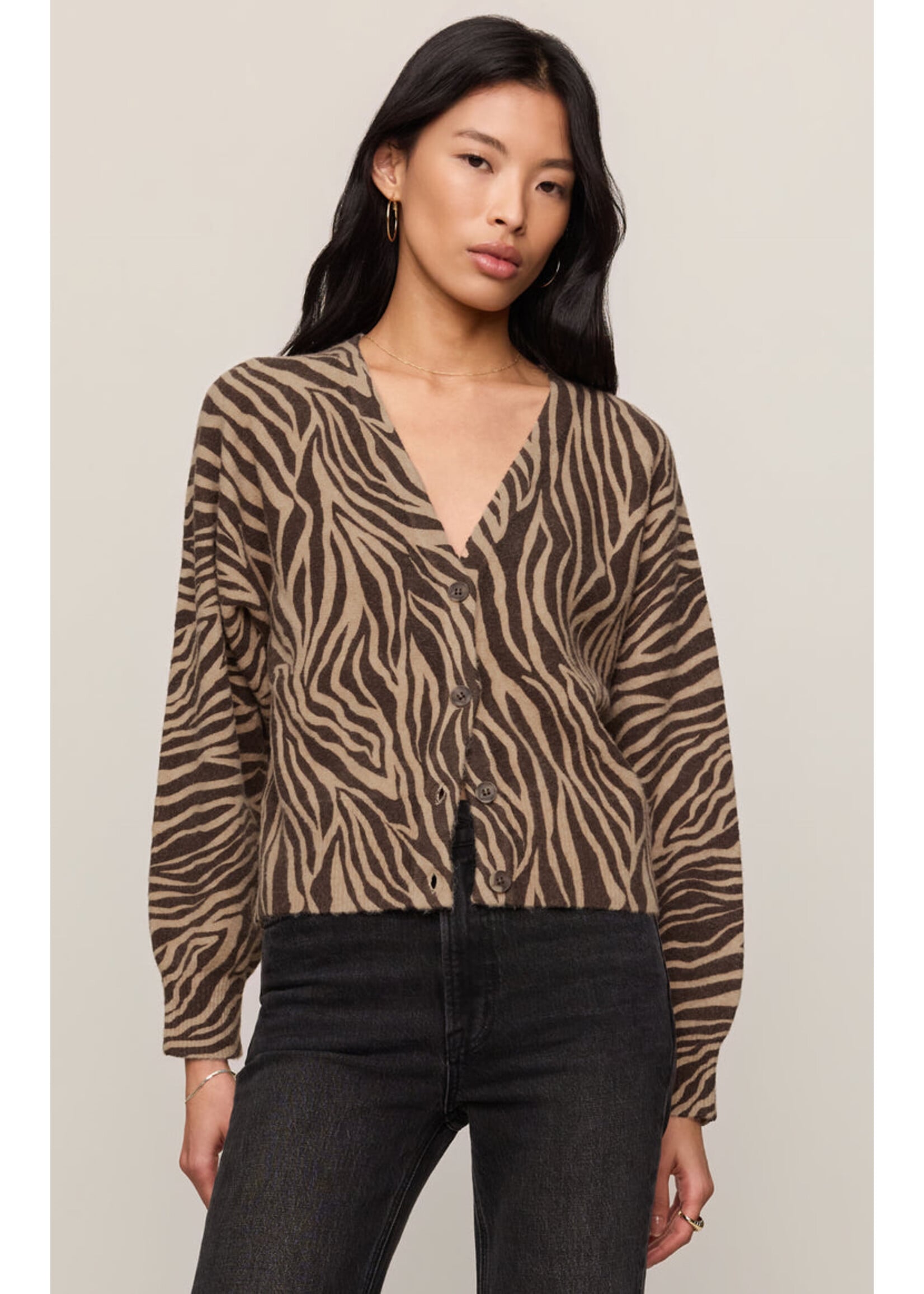 Z-Supply Z-Supply Cardigan ''All The Wild'' - Chocolate Foncé