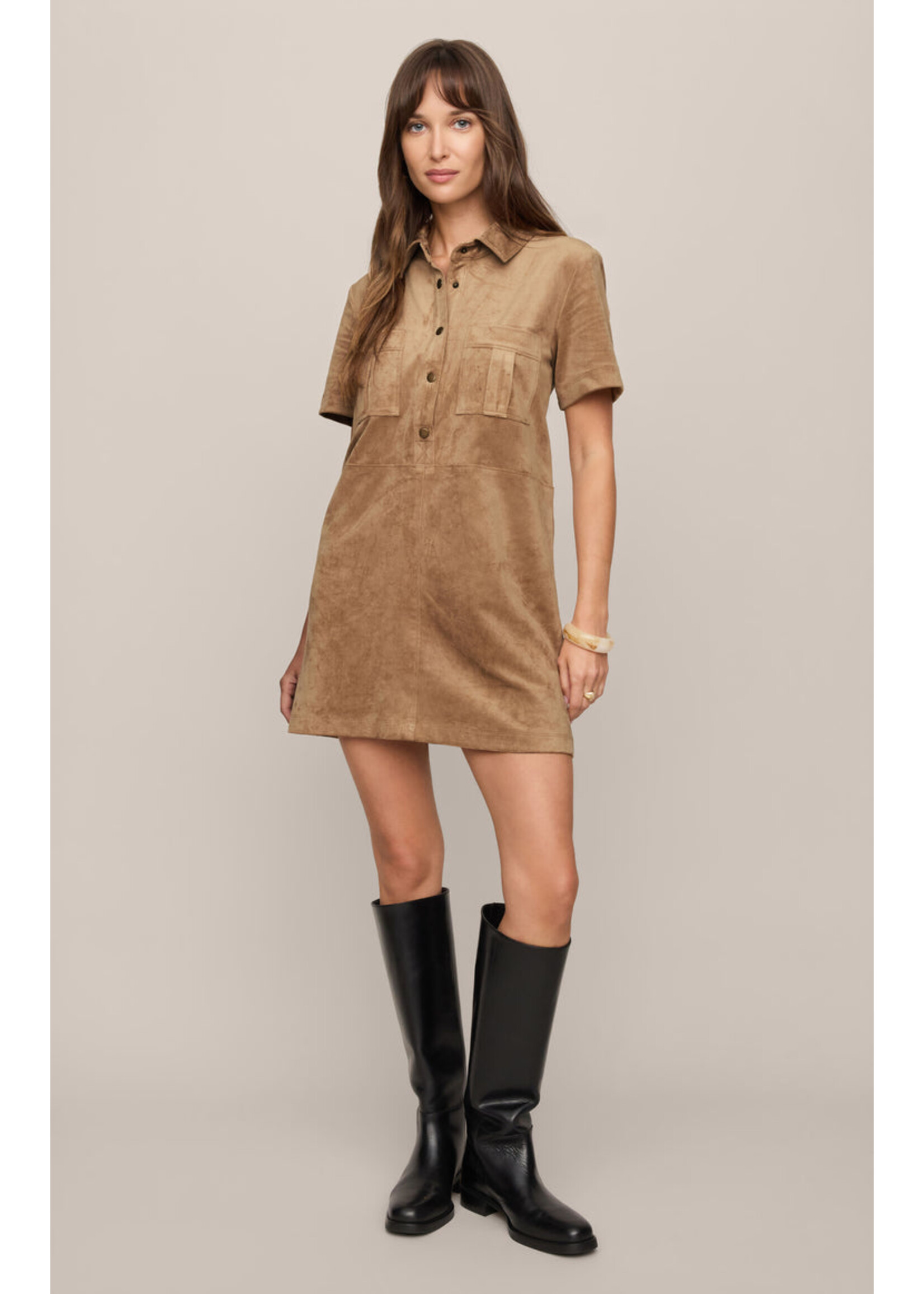 Z-Supply Z-Supply Robe Courte Leone en Daim - Sable