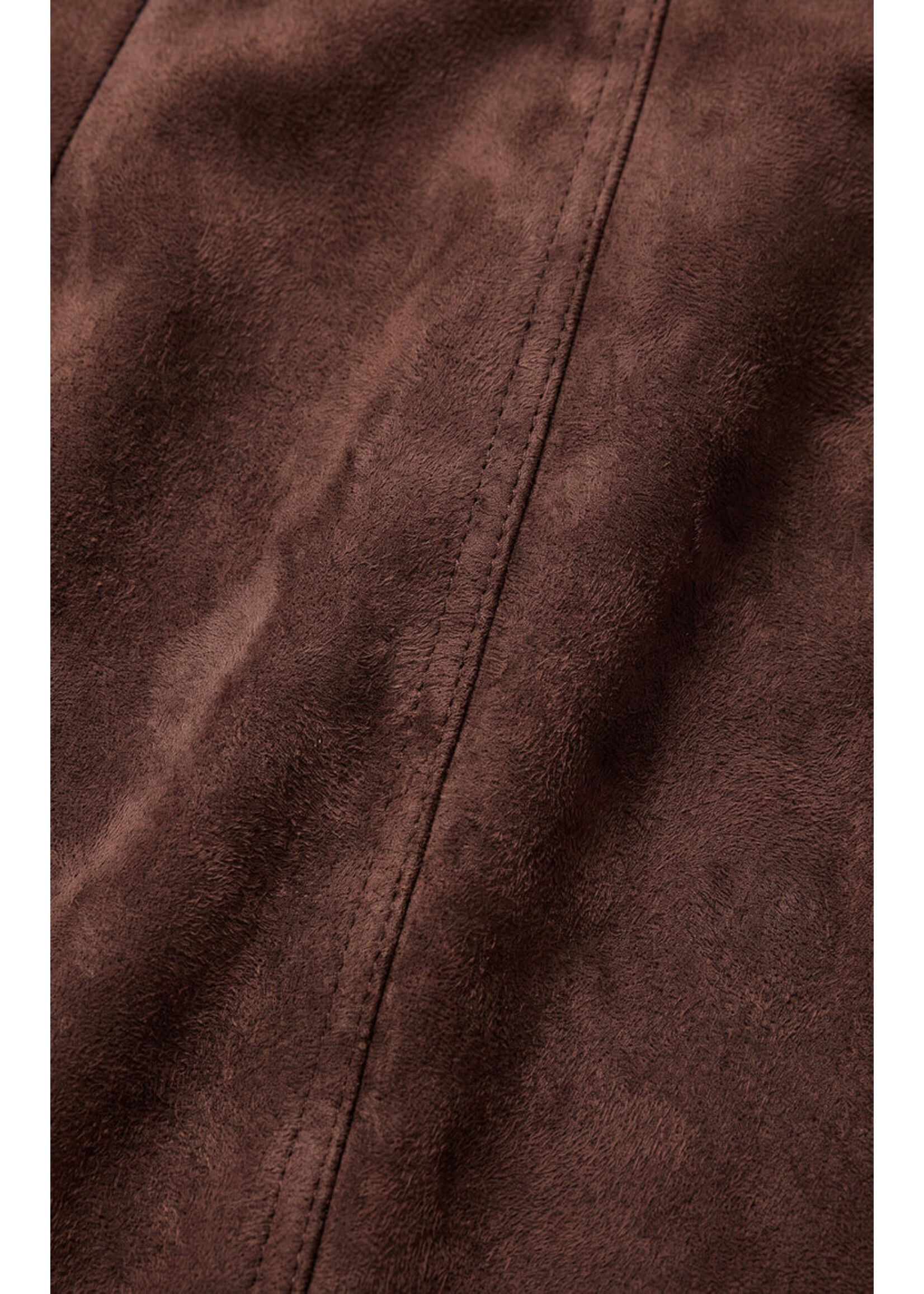 Z-Supply Z-Supply Mini Jupe en Suede Perri - Chocolat