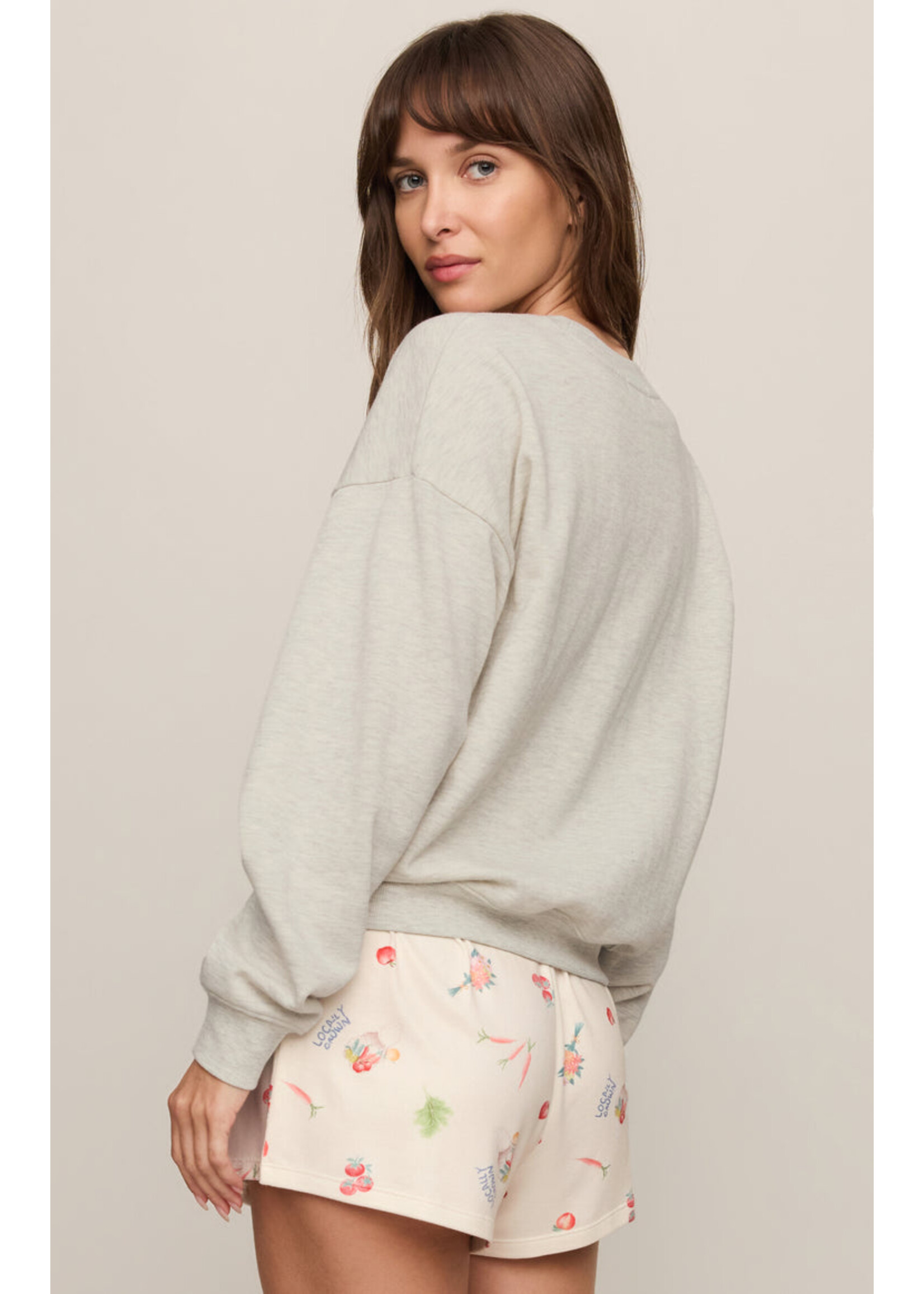 Z-Supply Z-Supply Sweatshirt Home Grown - Gris Pale