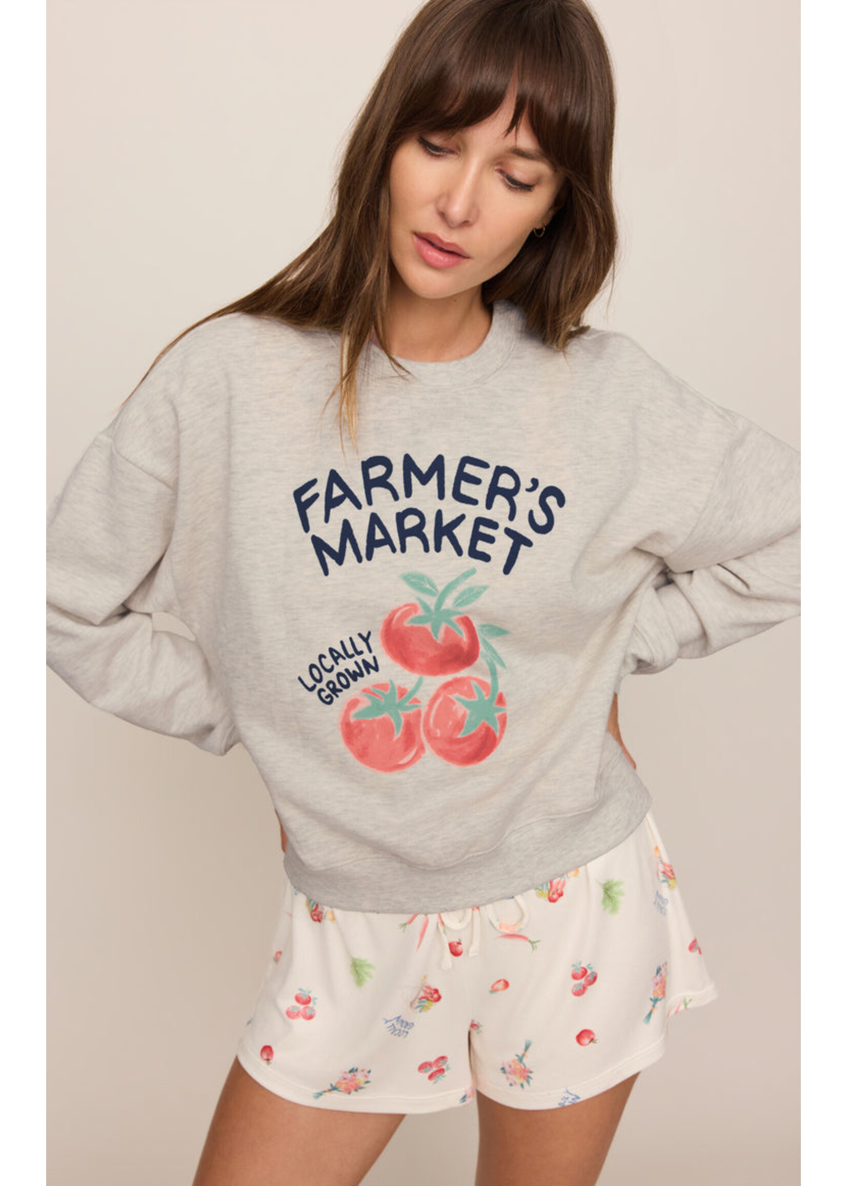 Z-Supply Z-Supply Home Grown Sweatshirt - Feather Grey