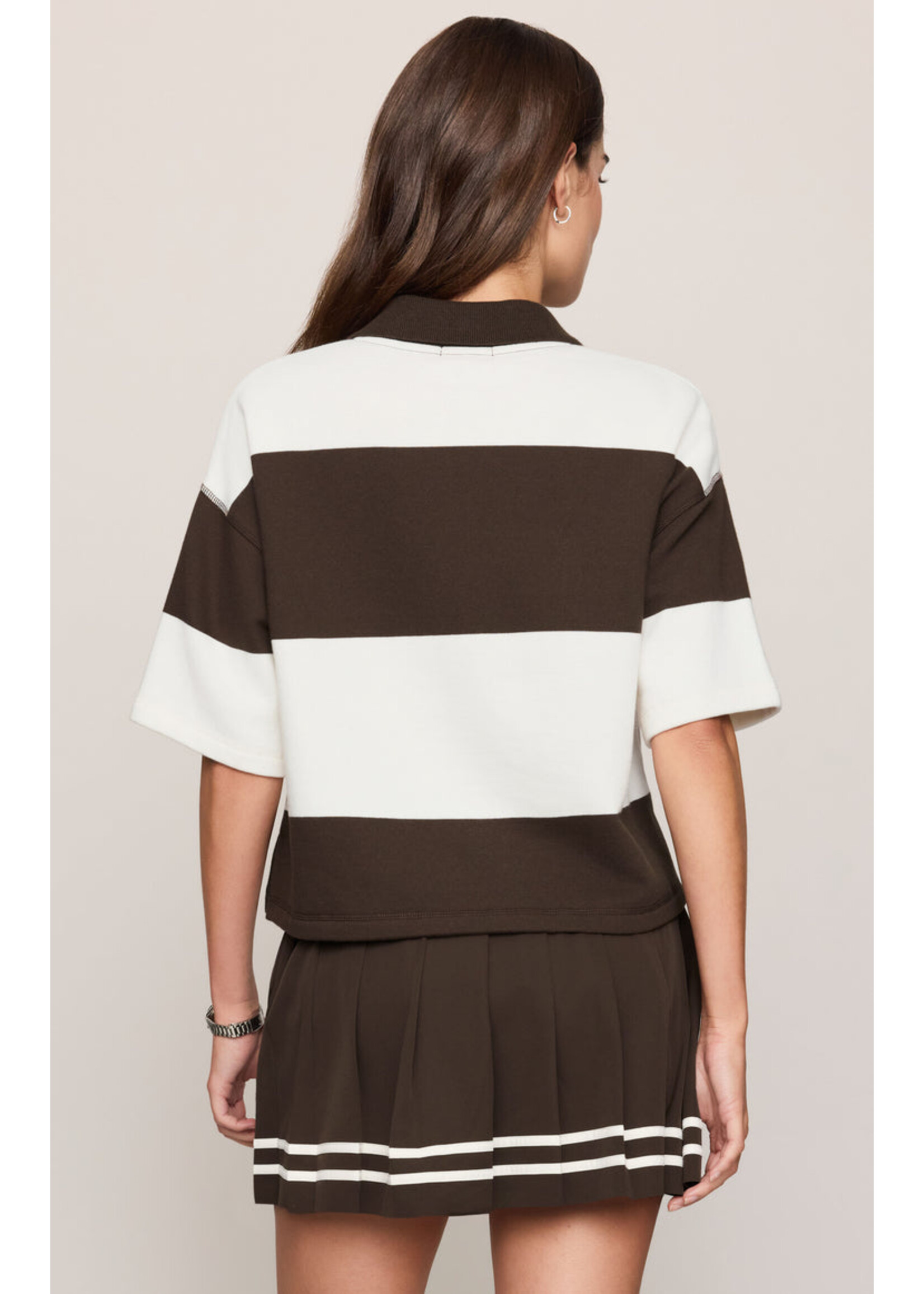 Z-Supply Z-Supply Mariner Polo Top - Dark Chocolate