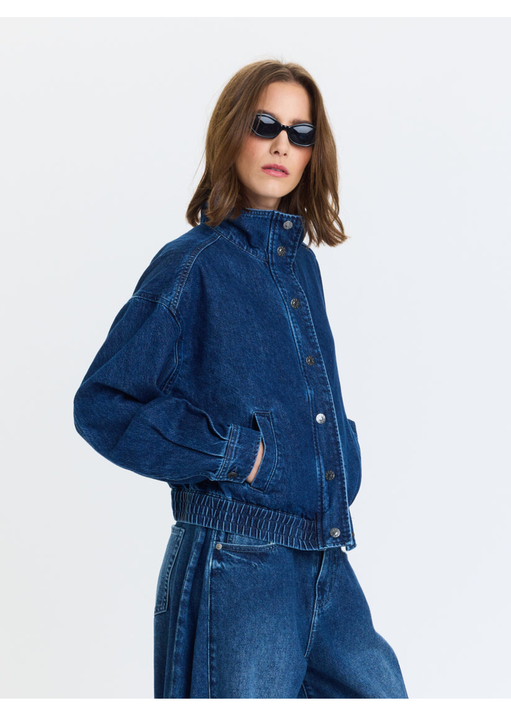 Daze Daze Phantom Funnel Neck Jacket - Rush