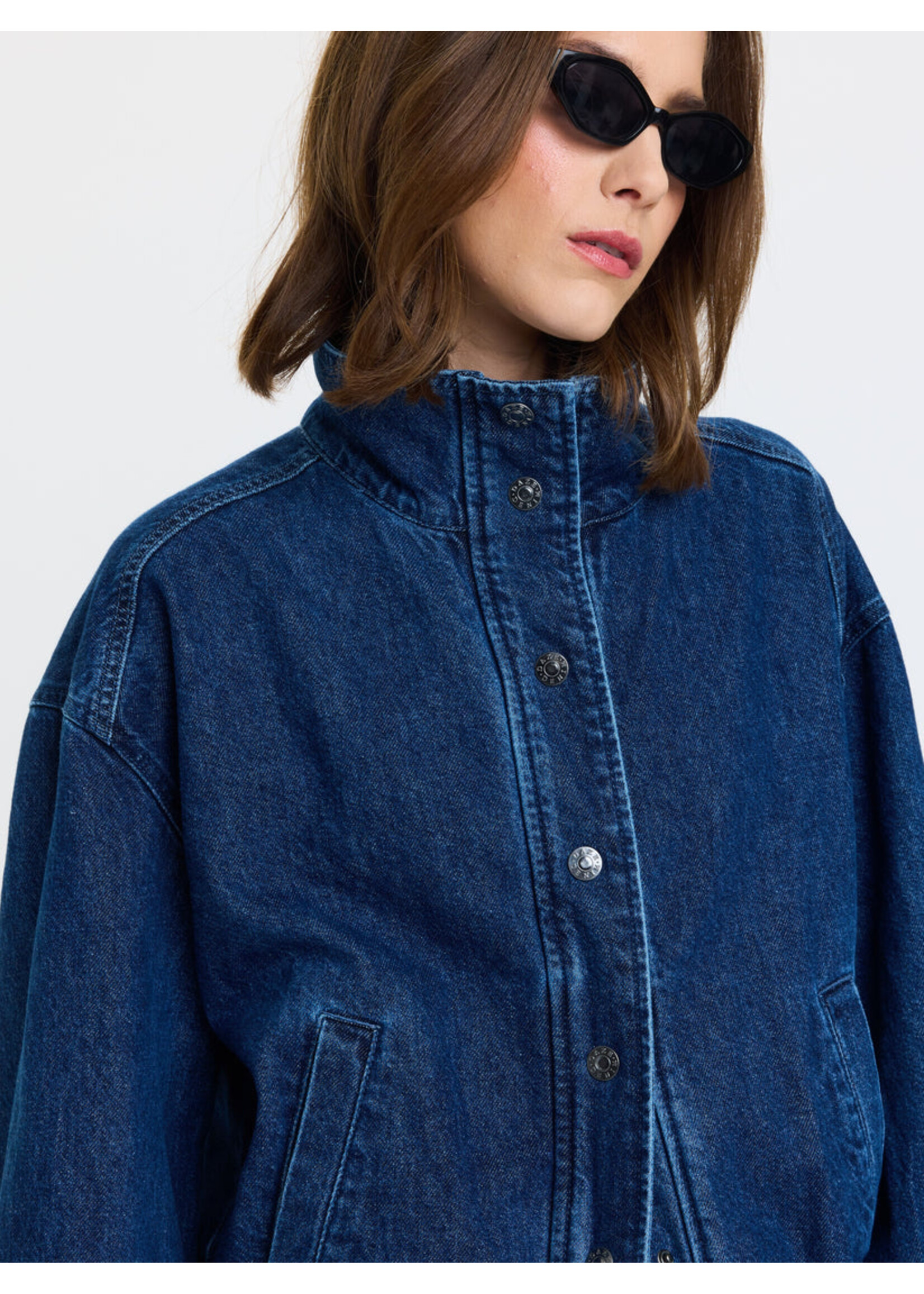Daze Daze Phantom Funnel Neck Jacket - Rush