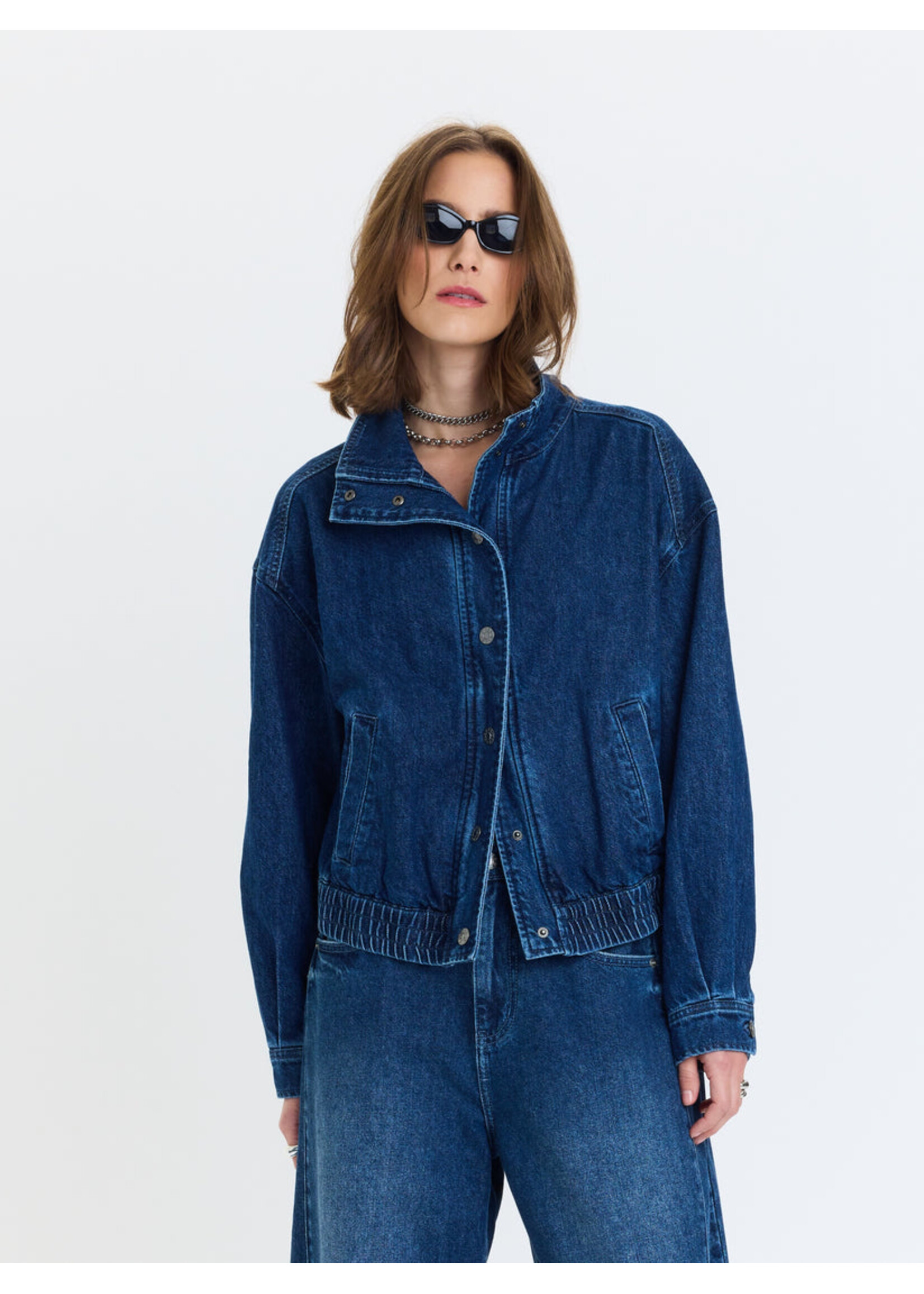 Daze Daze Phantom Funnel Neck Jacket - Rush