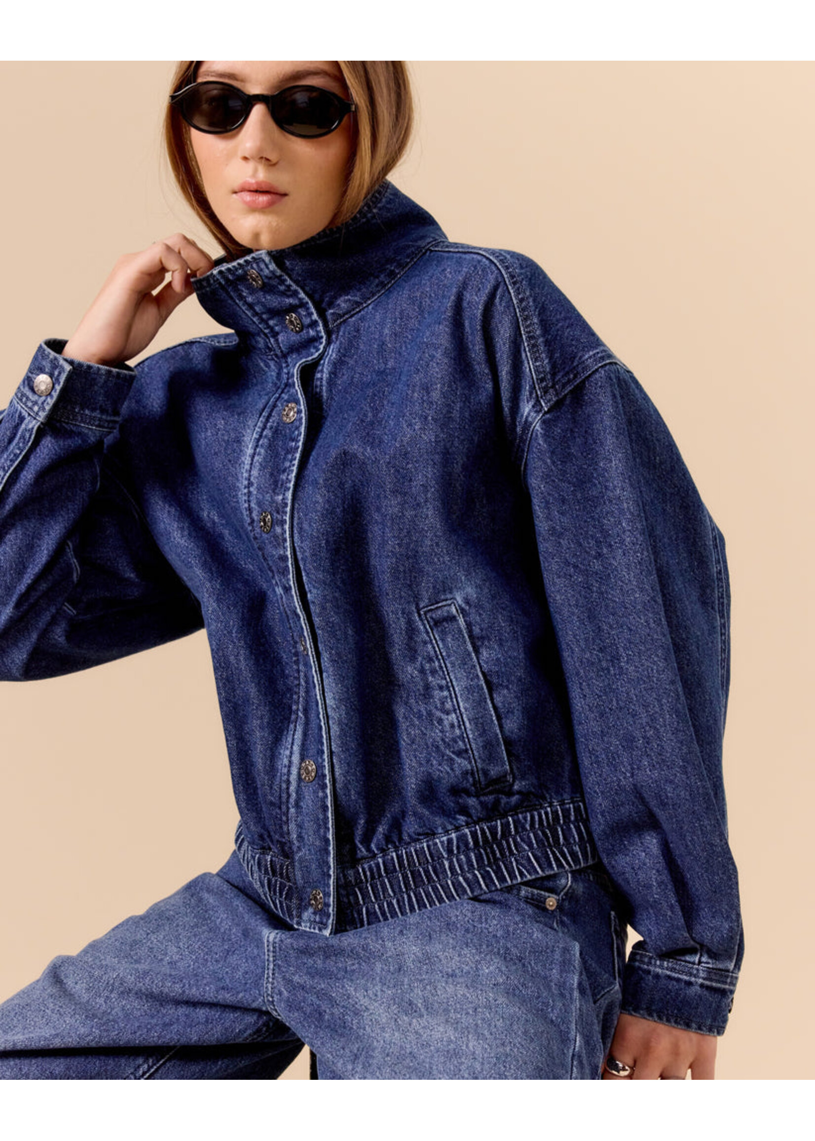Daze Daze Phantom Funnel Neck Jacket - Rush