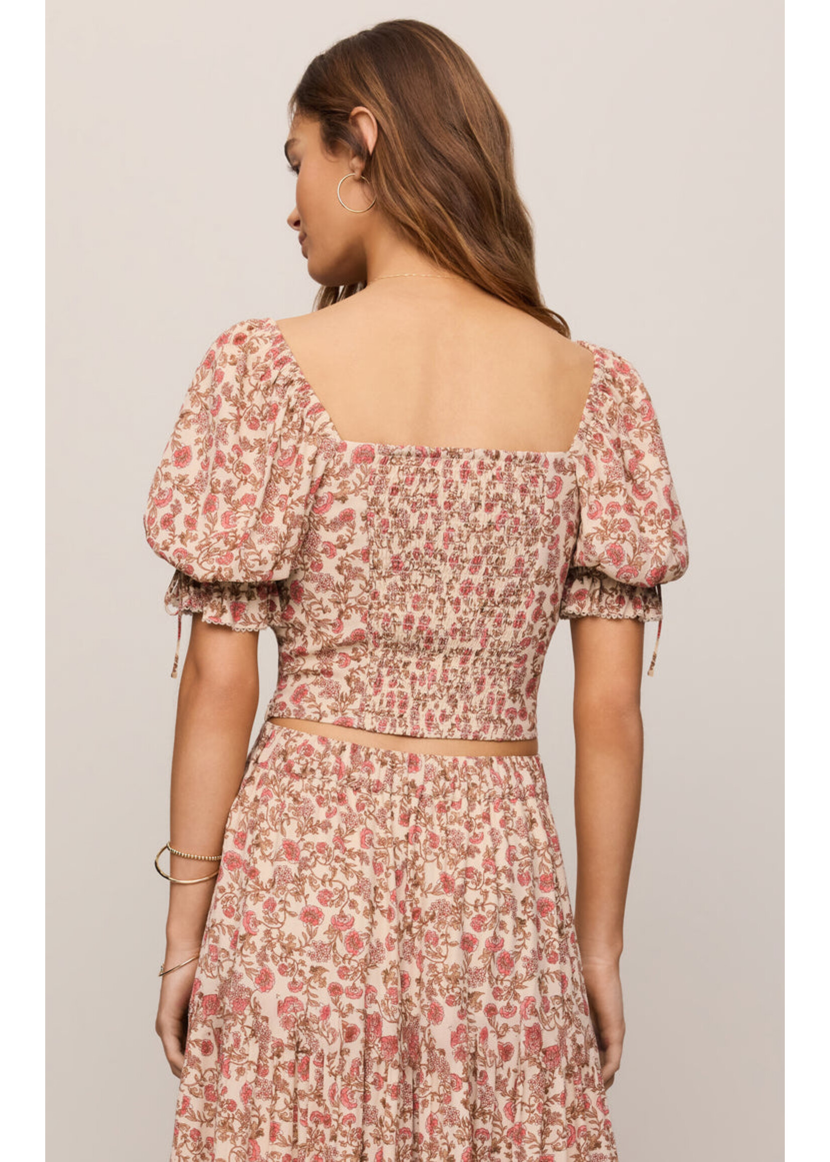 Z-Supply Z-Supply Haut Florale Moira - Sandshell