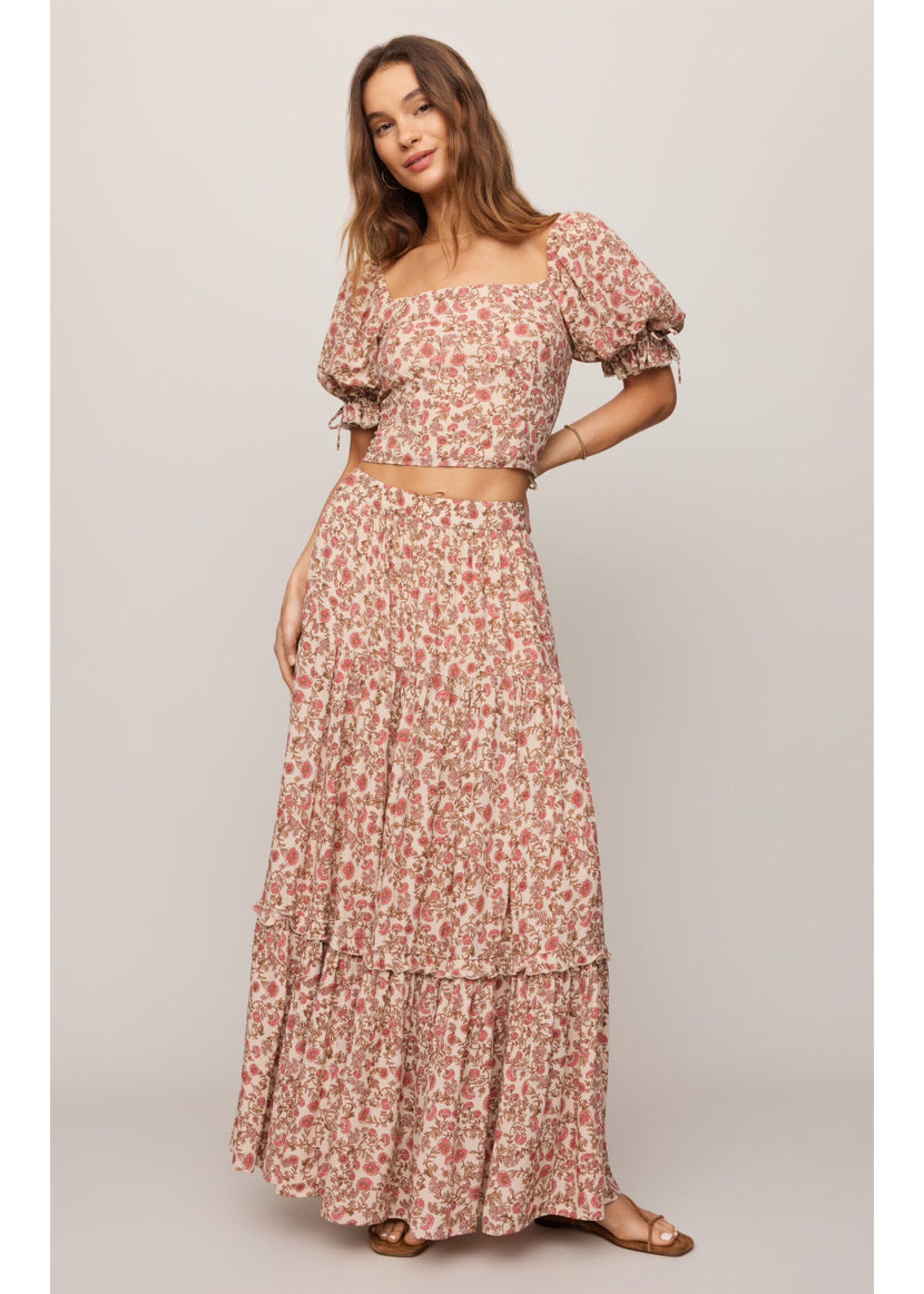 Z-Supply Z-Supply Haut Florale Moira - Sandshell