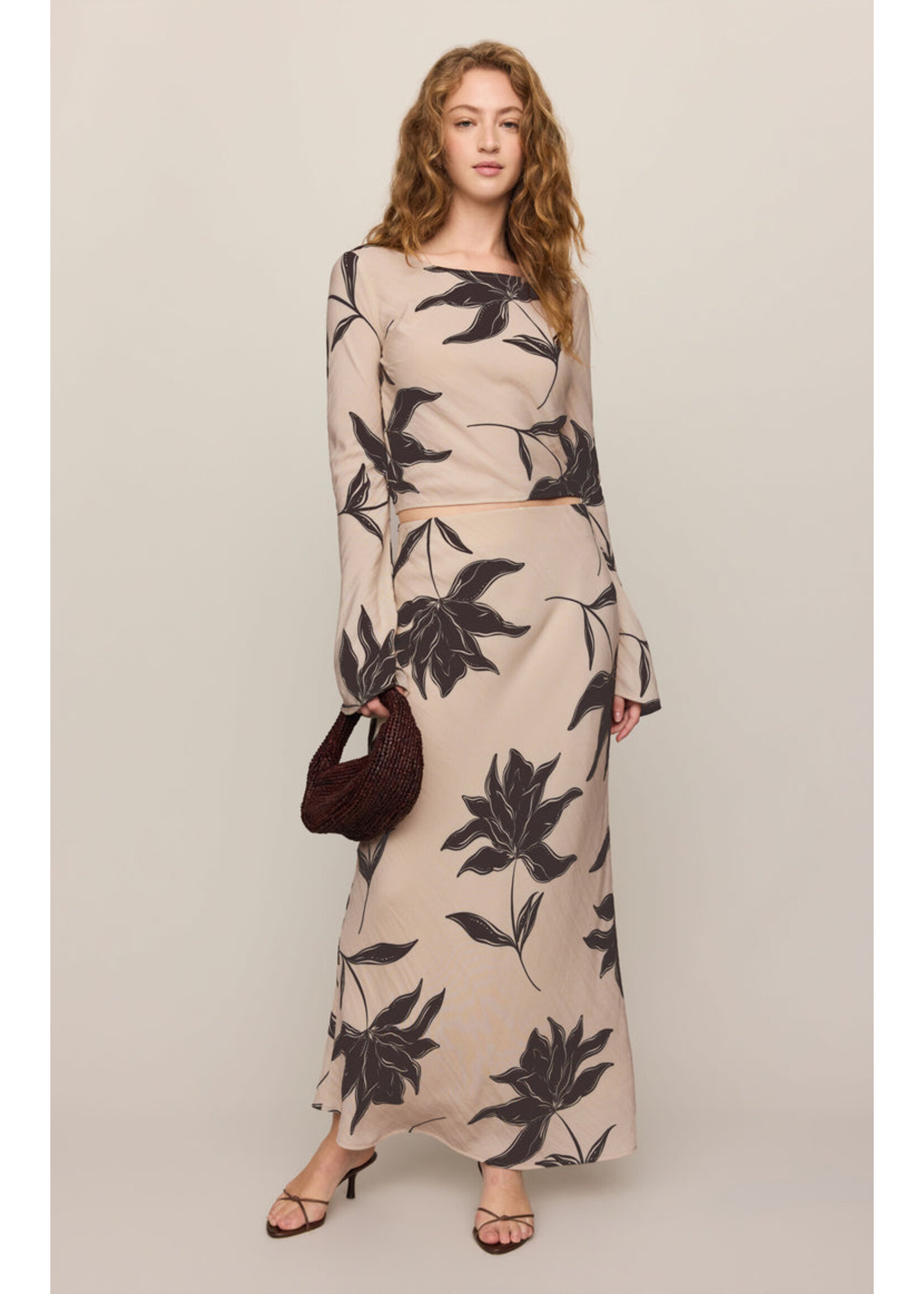Z-Supply Z-Supply Europa Clem Floral Skirt - Soft Ecru