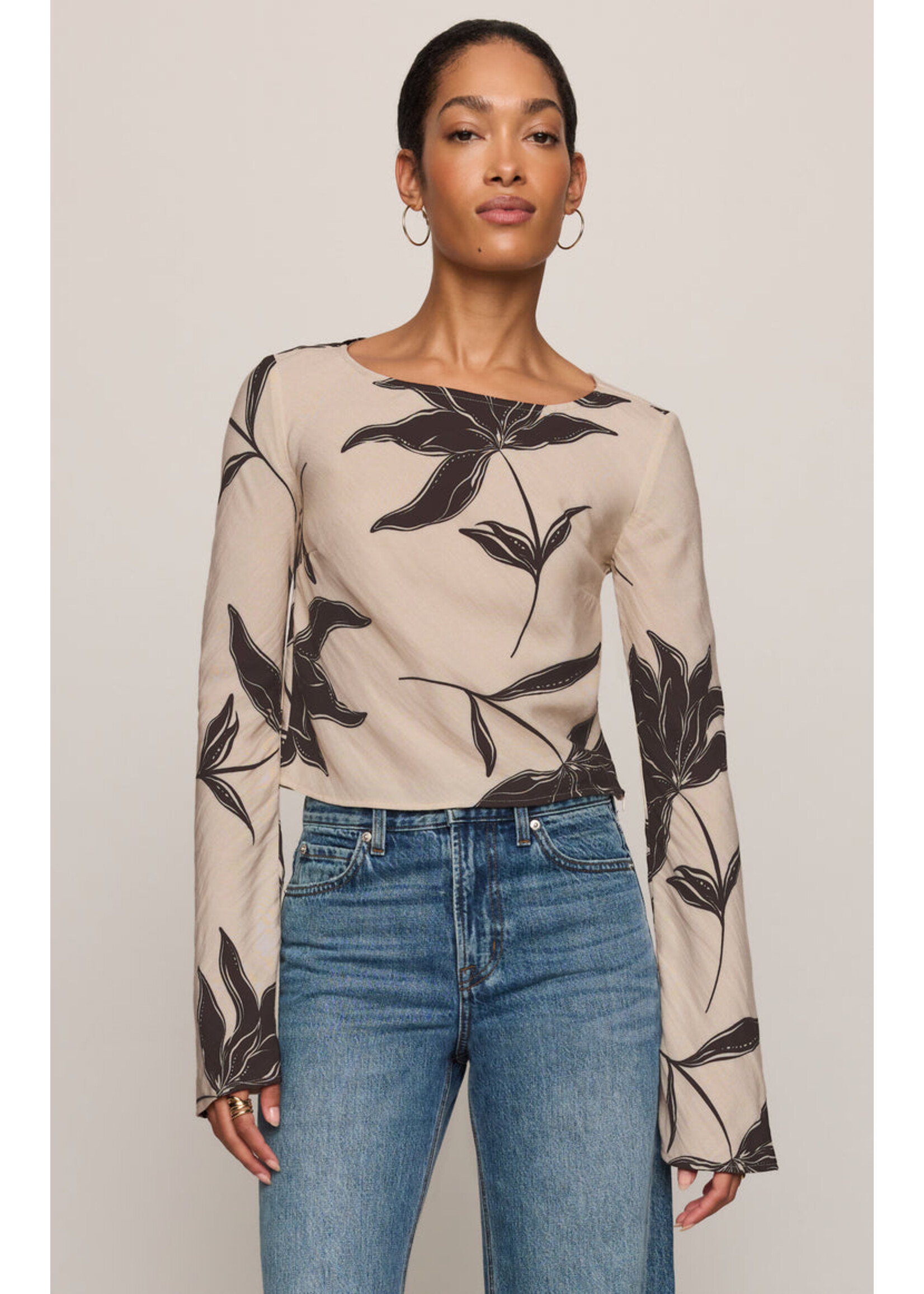 Z-Supply Z-Supply Haut Nia Clem Floral - Soft Ecru