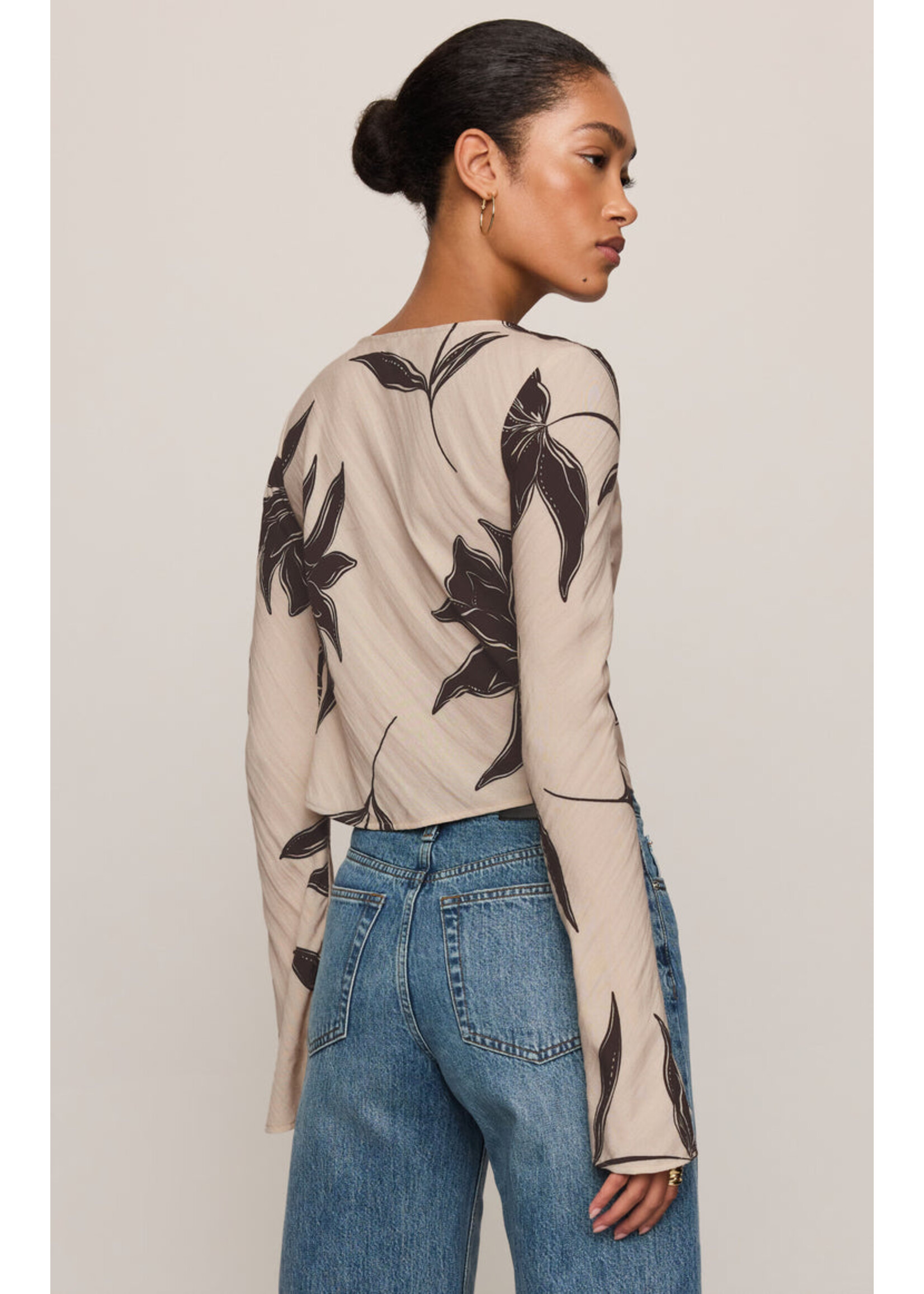 Z-Supply Z-Supply Haut Nia Clem Floral - Soft Ecru