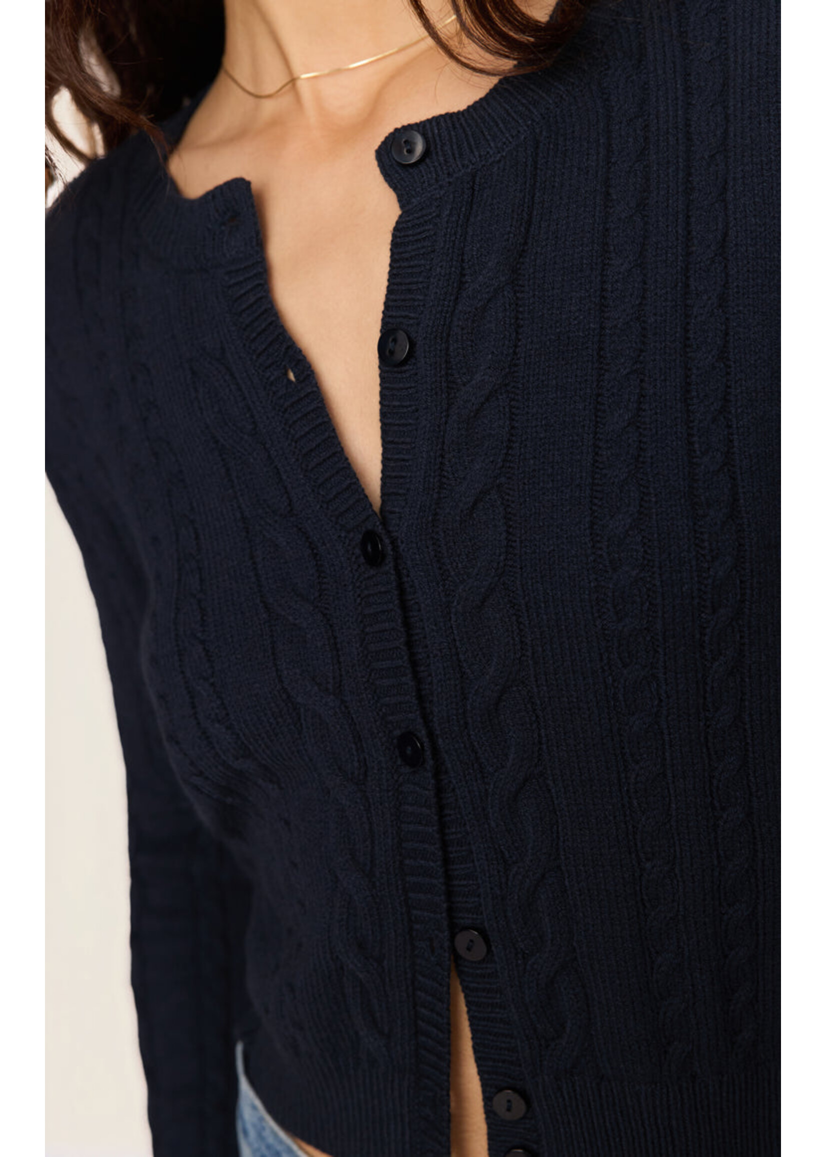 Z-Supply Z-Supply Cera Long Sleeve Cardigan - Eclipse