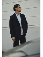 Casual Friday Casual Friday Mets Double Breasted Jacket - Dark Navy