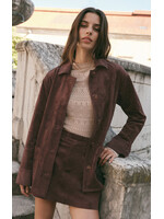 Z-Supply Z-Supply Decker Suede Chore Coat - Dark Chocolate