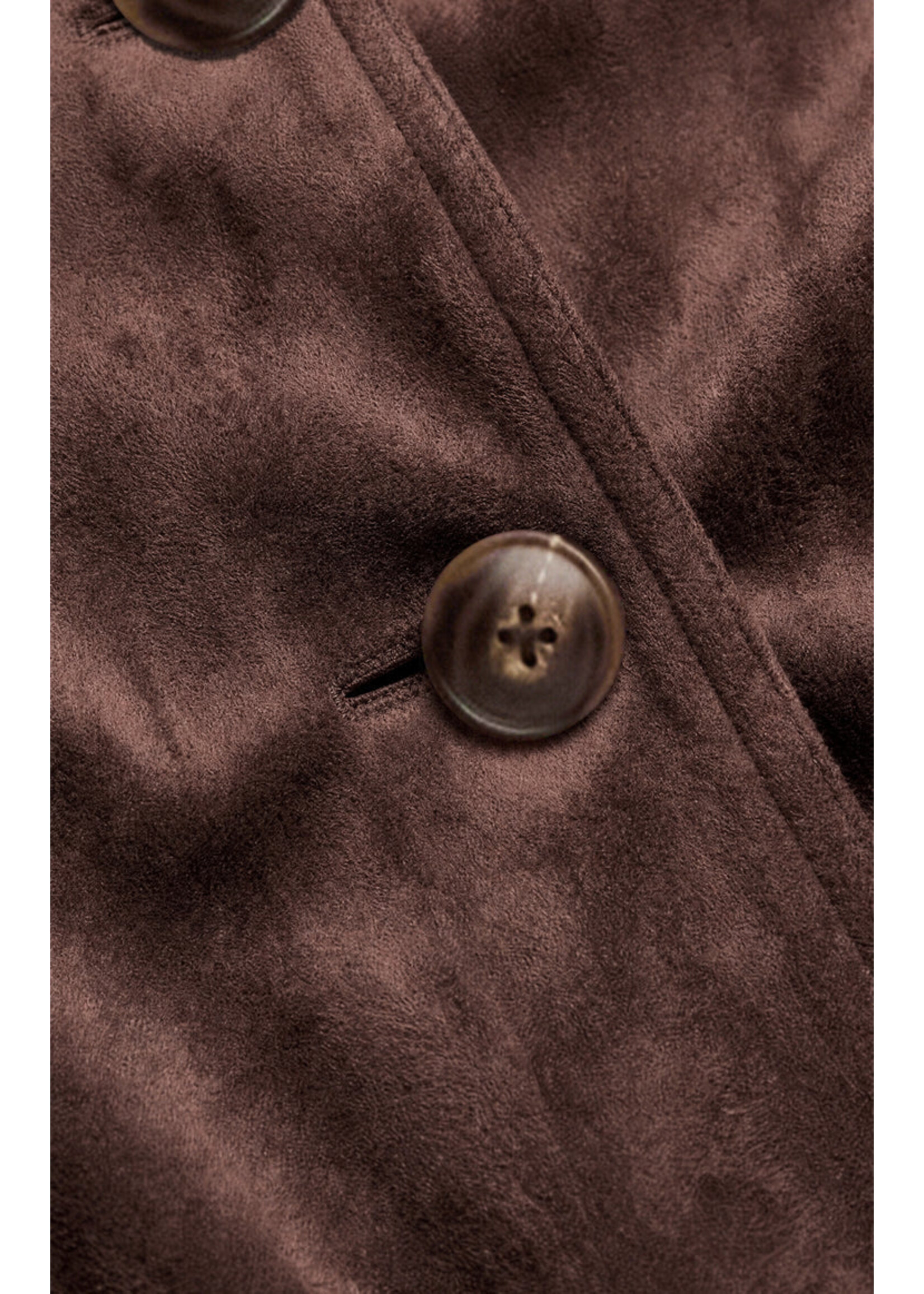 Z-Supply Z-Supply Jacket En Suedine Decker - Chocolat Foncé
