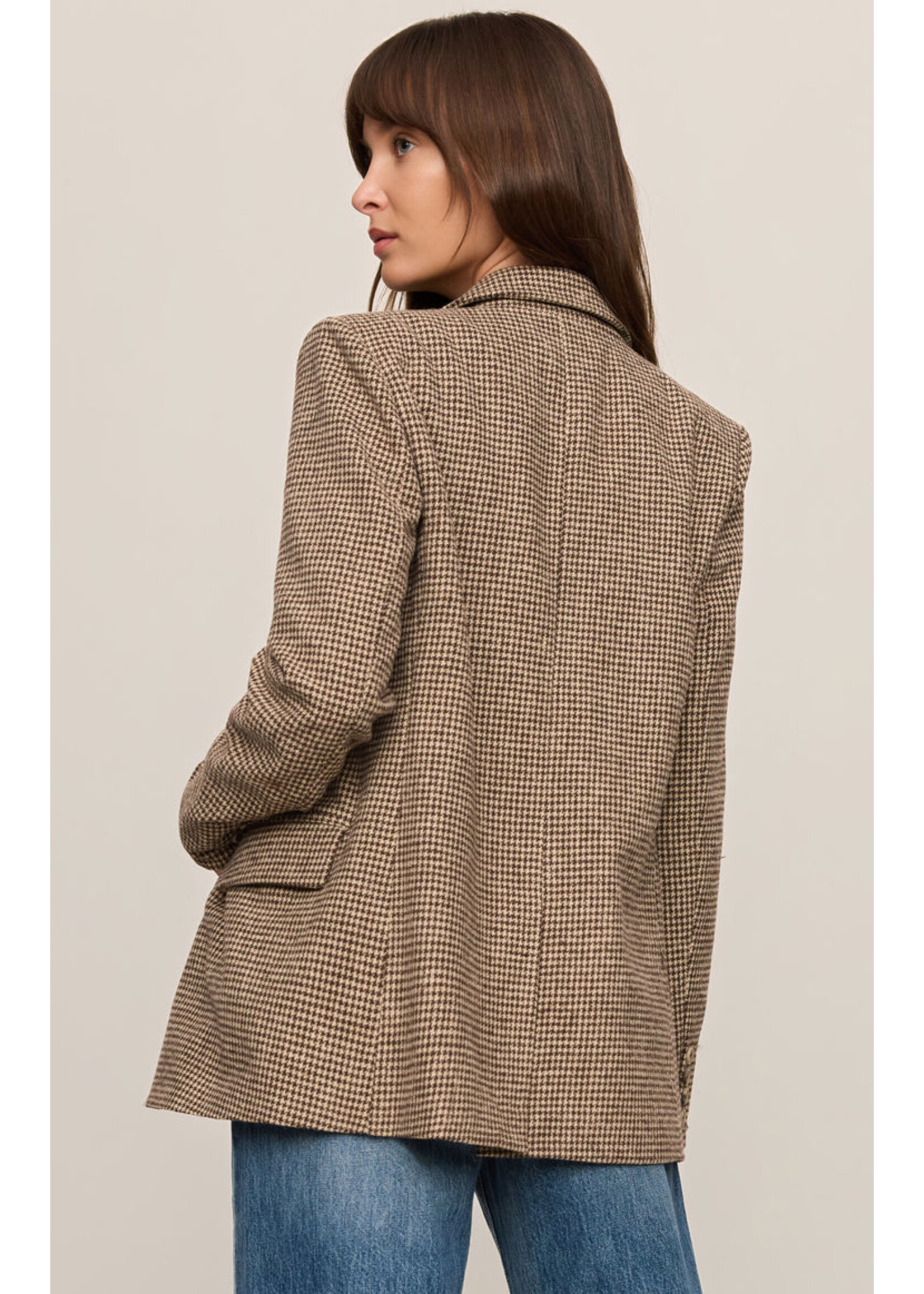 Z-Supply Z-Supply – Blazer Pied-de-Poule – Chocolat Foncé