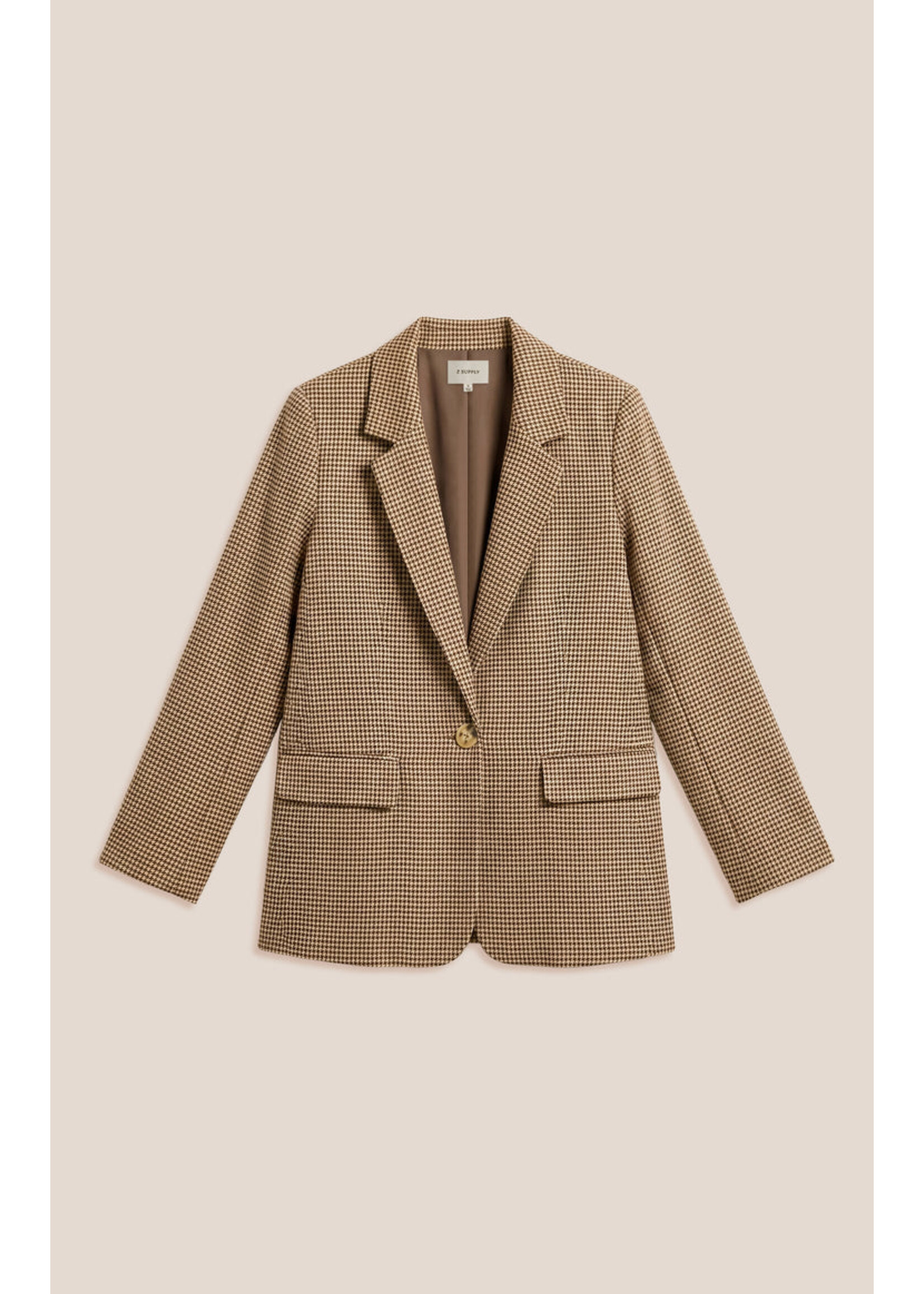 Z-Supply Z-Supply Evan Check Blazer - Dark Chocolate