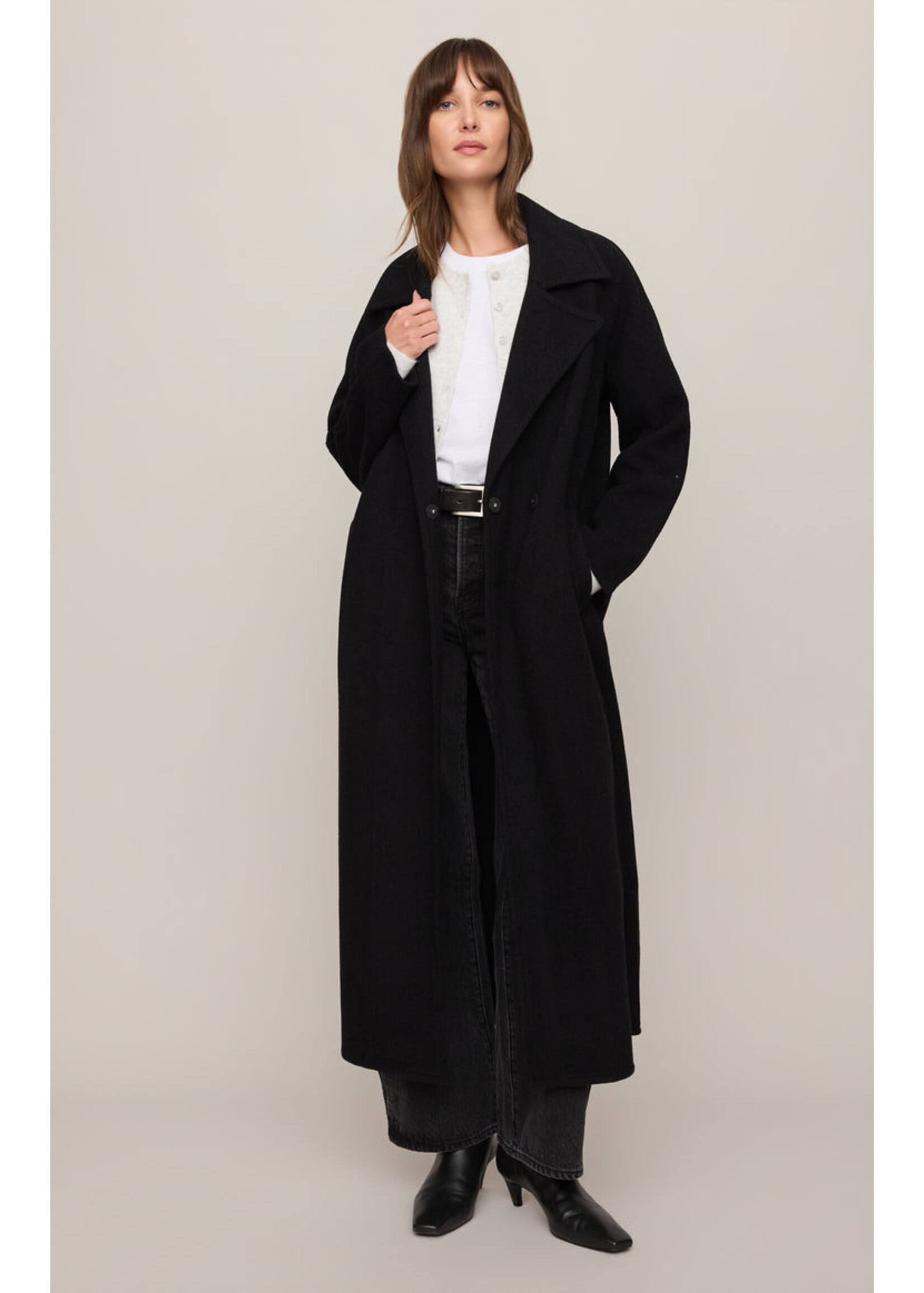 Z-Supply Z-Supply Manteau Cocon Crosby - Noir