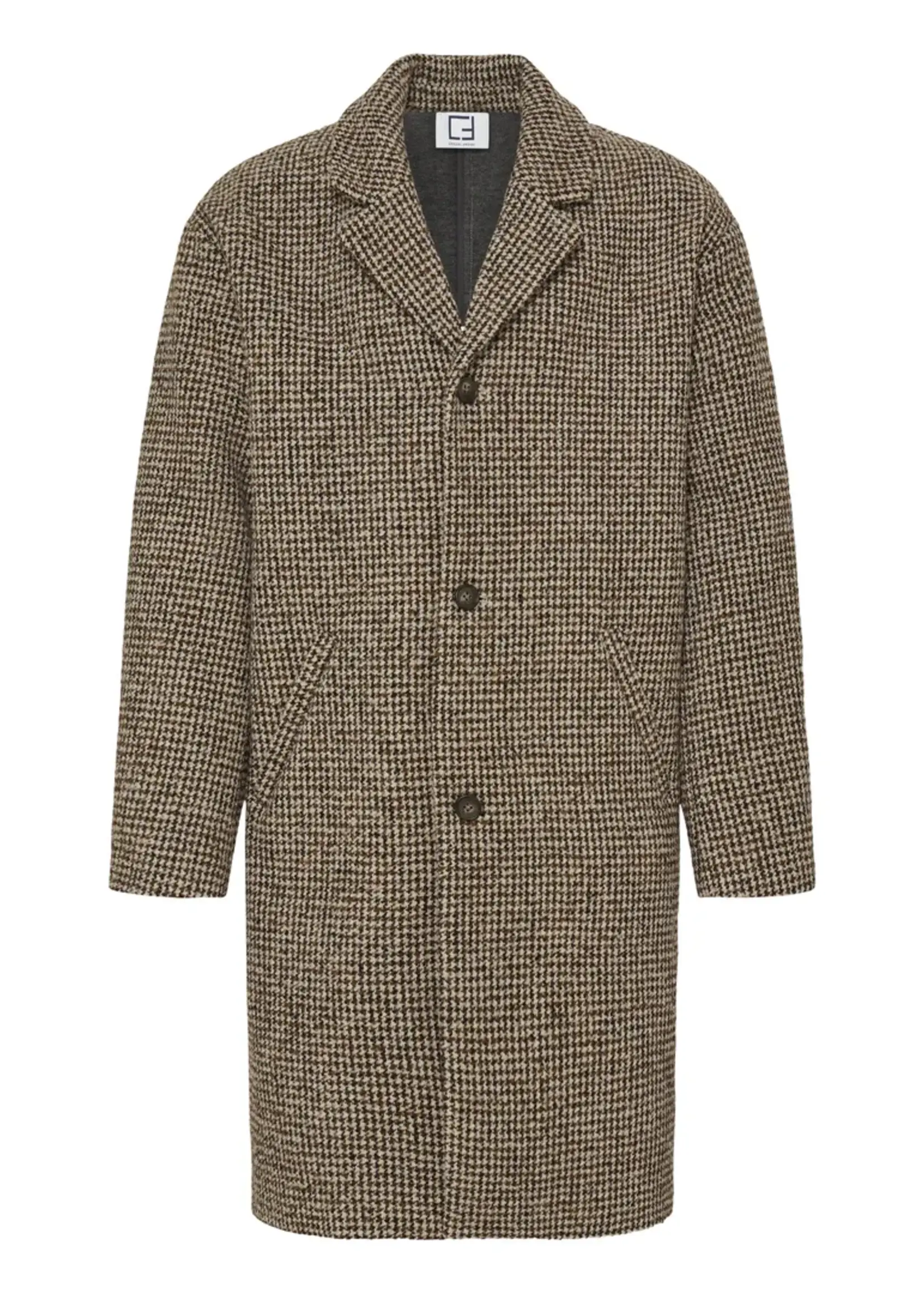 Casual Friday Casual Friday Maximiliano Houndstooth Coat - Pure Cash