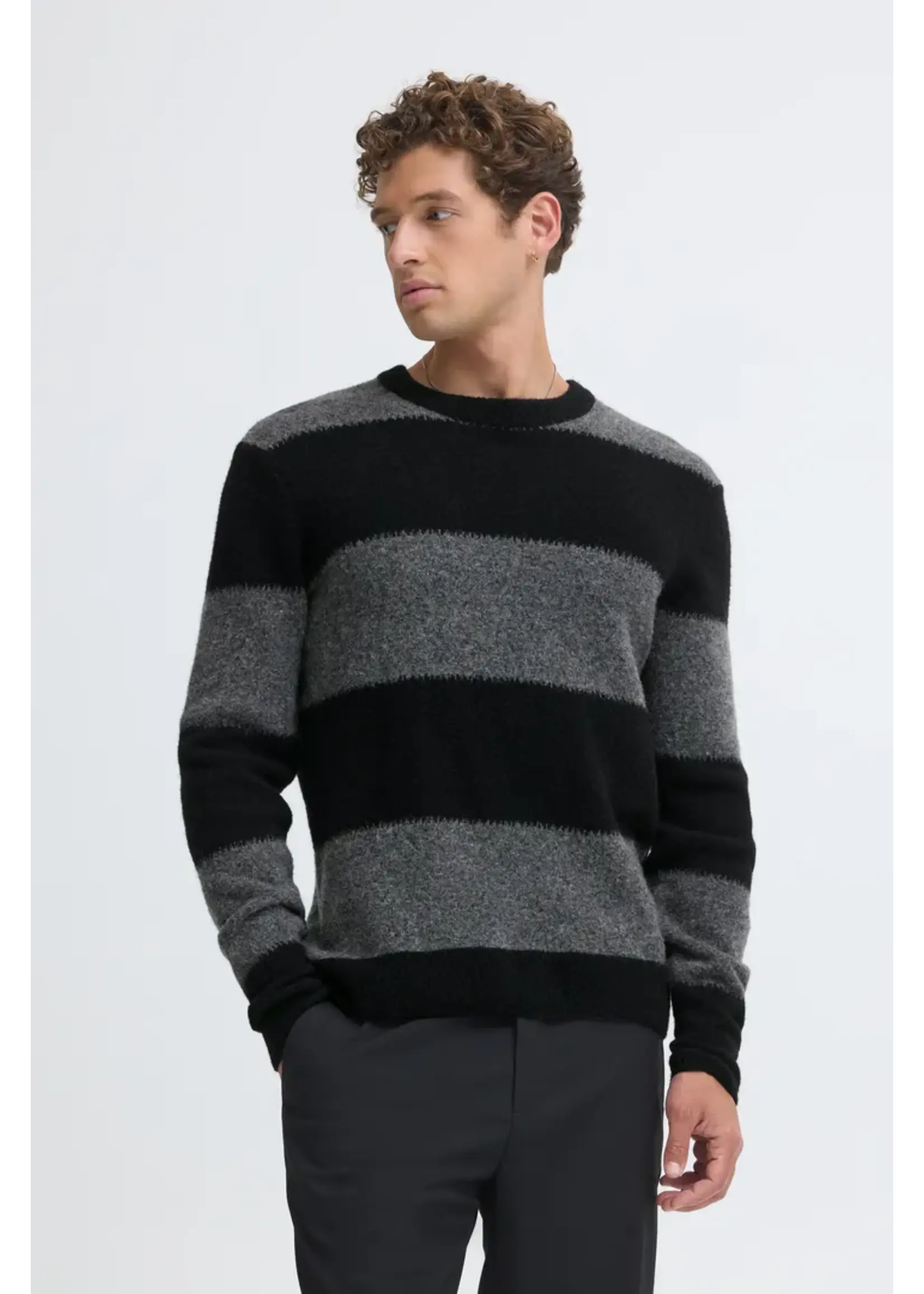 Casual Friday Casual Friday Asgar Knit -Charcoal
