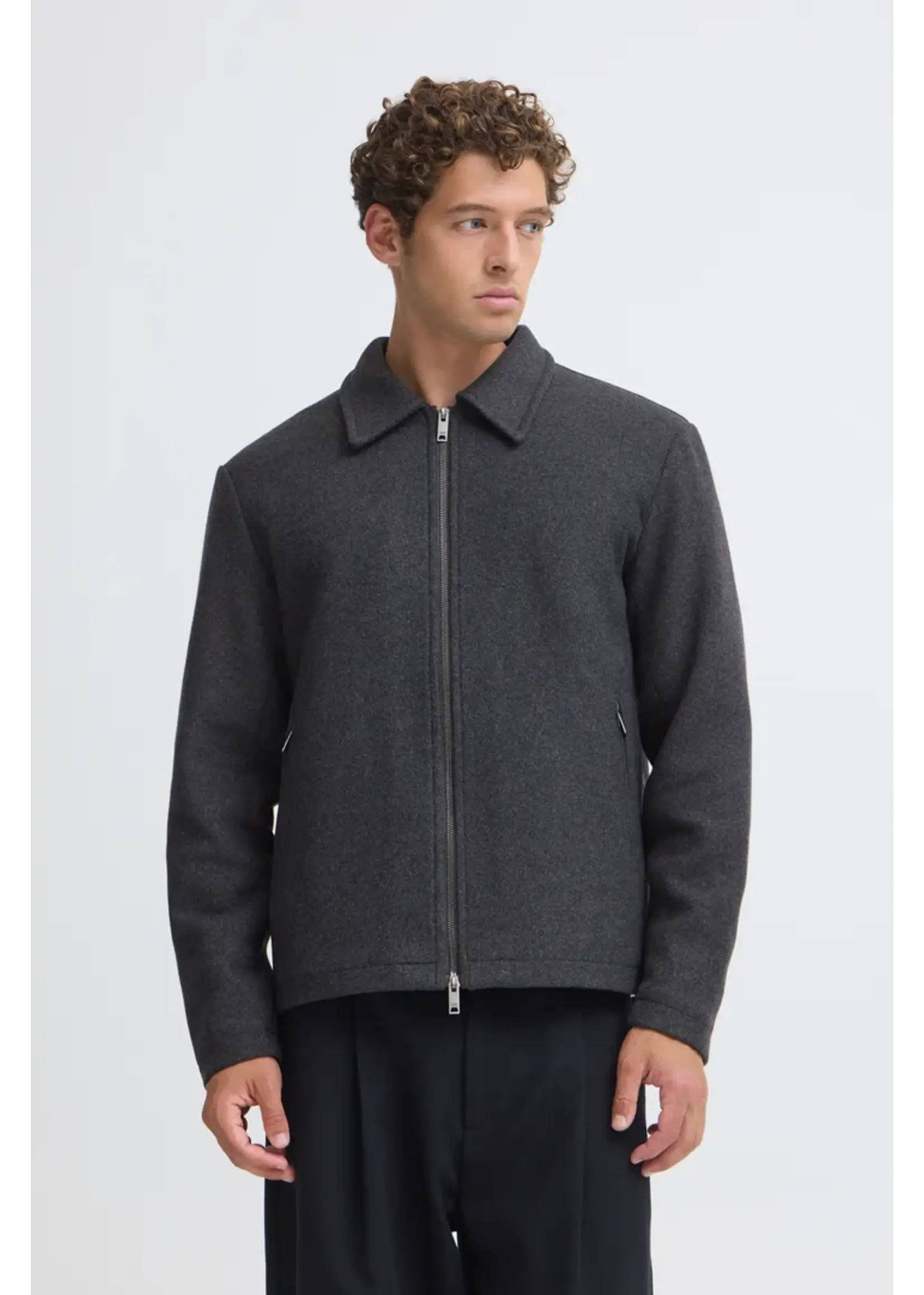 Casual Friday Casual Friday Jacket Mags - Charcoal