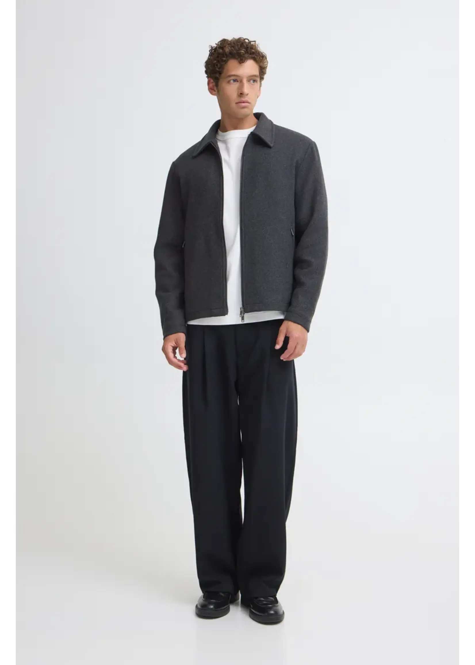 Casual Friday Casual Friday Mags Padded Jacket - Charcoal