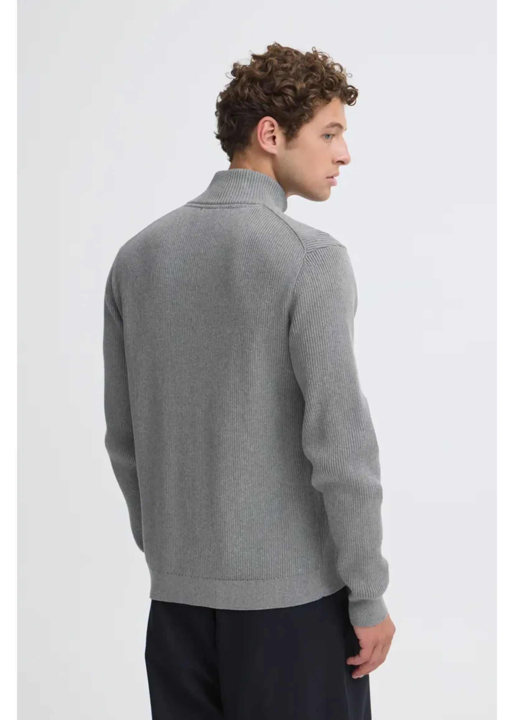 Casual Friday Casual Friday Pull En Maille à Col Montant Sanchez – Monument Mélange