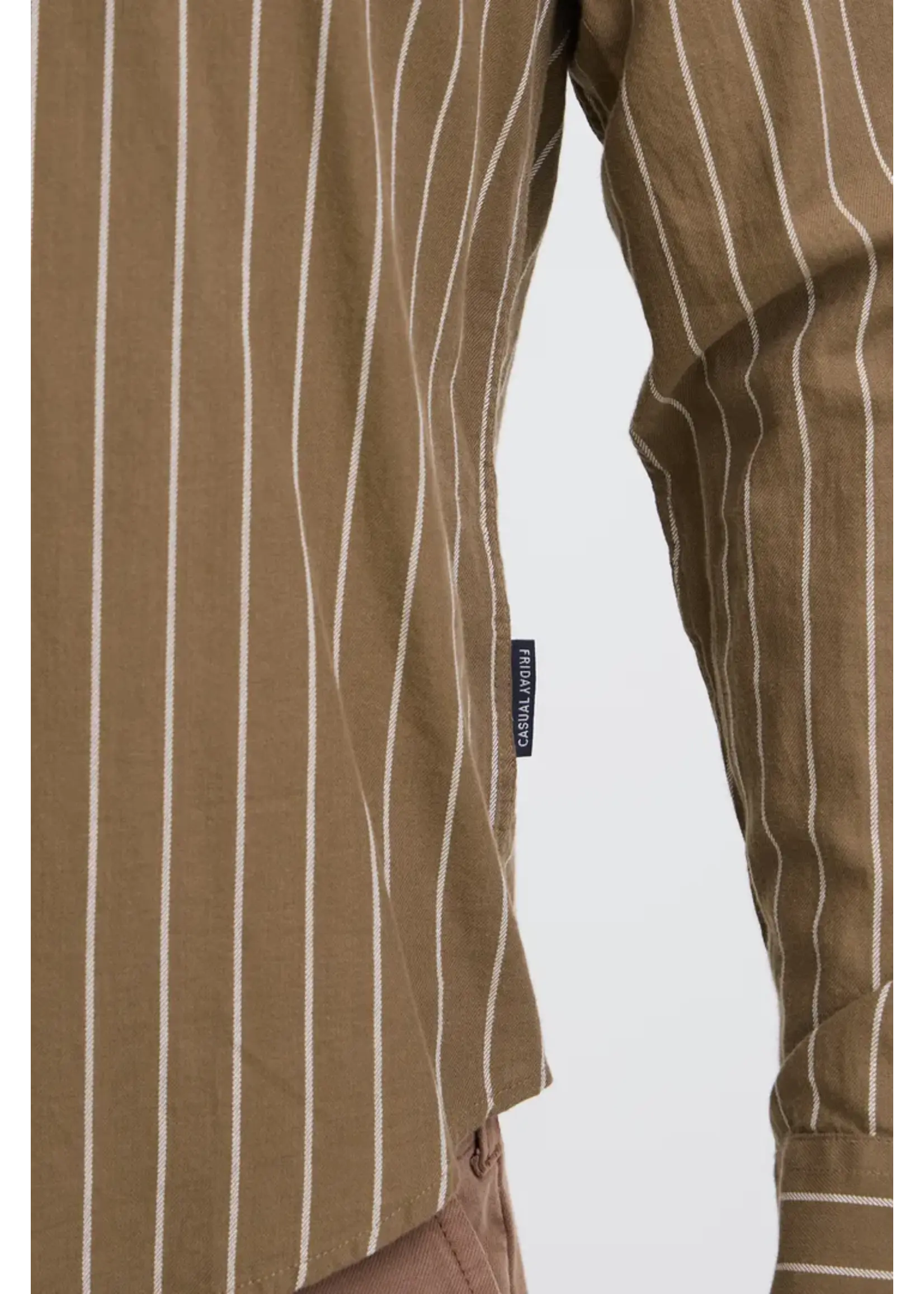 Casual Friday Casual Friday Chemise Manches Longues Anton - Chocolate