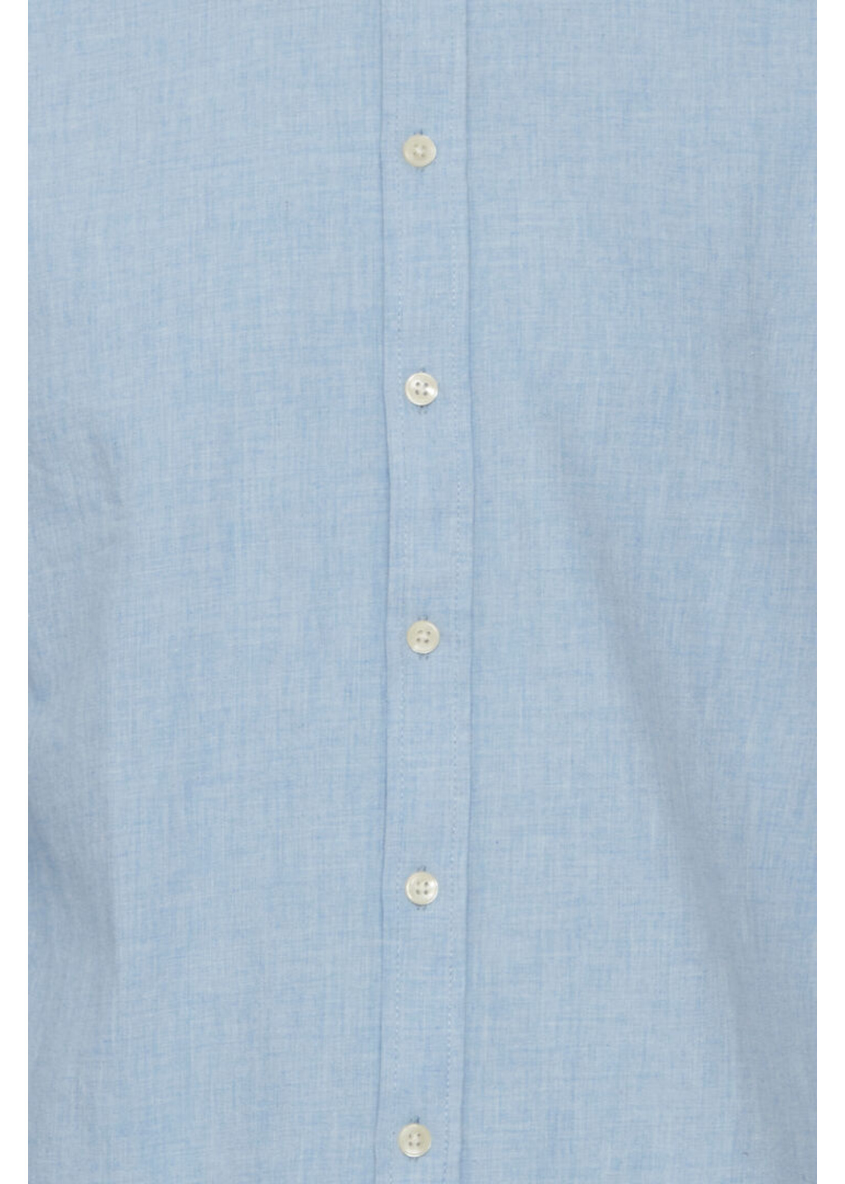 Casual Friday Casual Friday Anton LS BD Fil A Fil - Chambray Blue