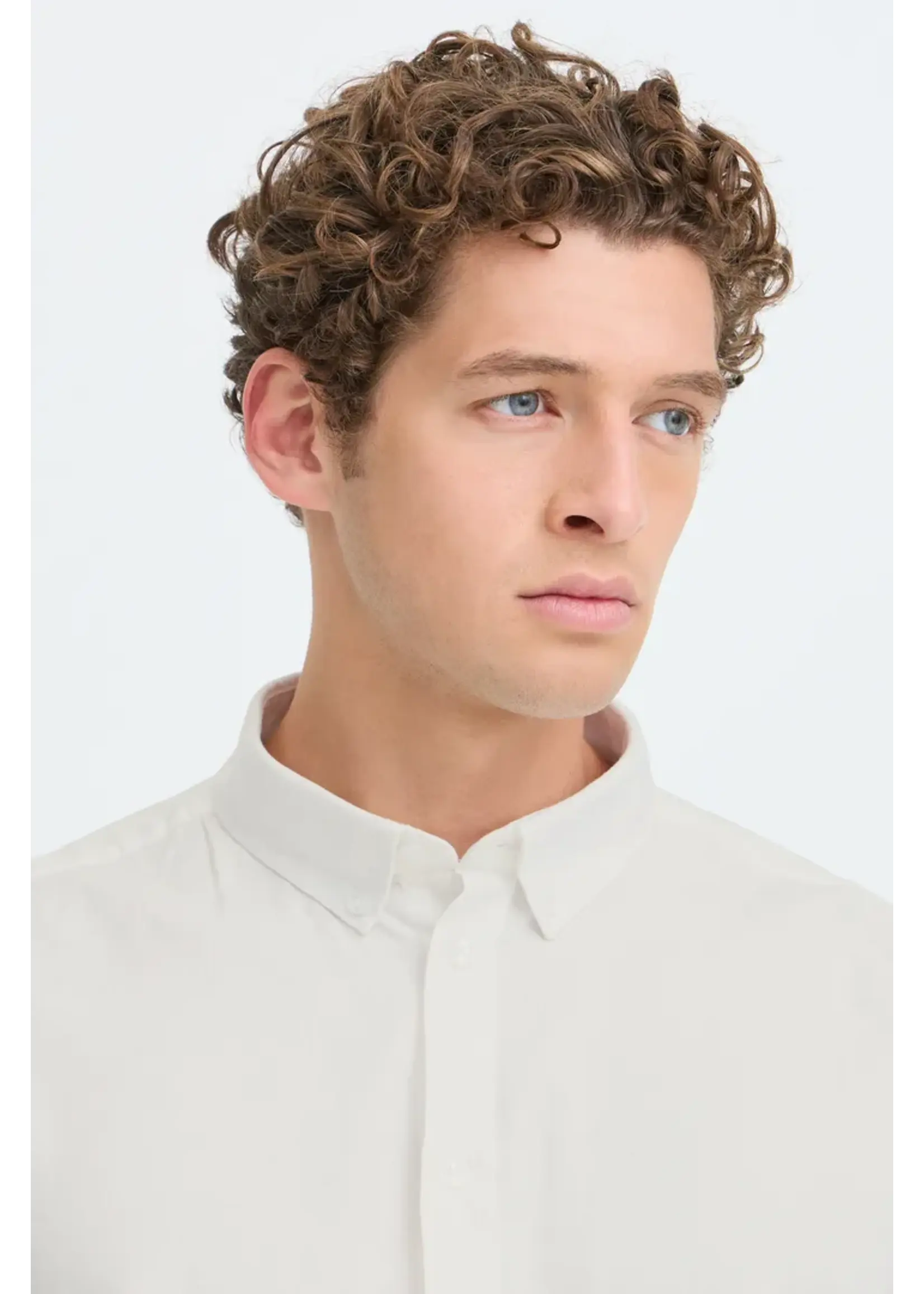 Casual Friday Casual Friday Anton BD Fil A Fil Shirt - Snow White