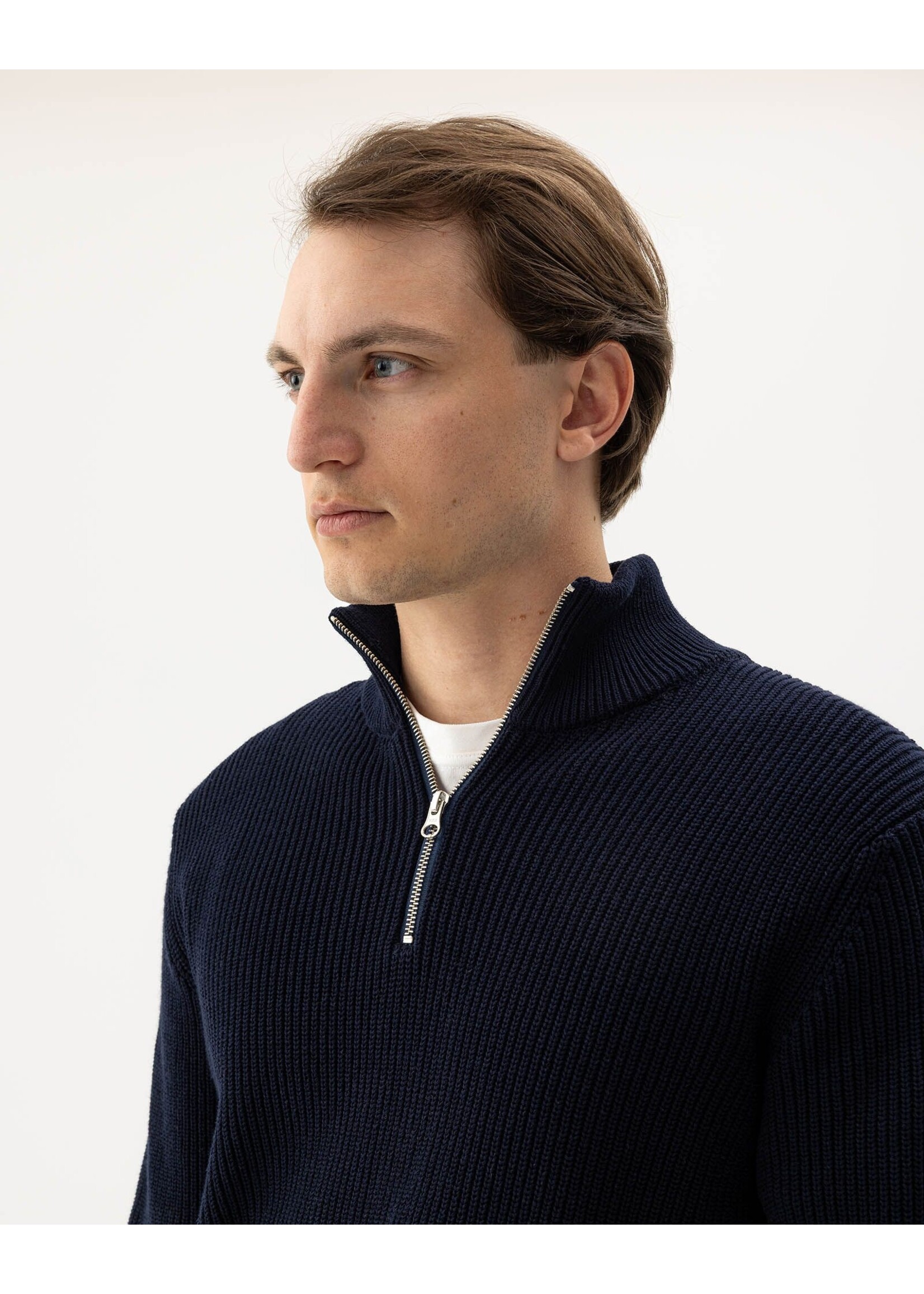 Holebrook Holebrook Chandail T-Neck Vincent - Navy