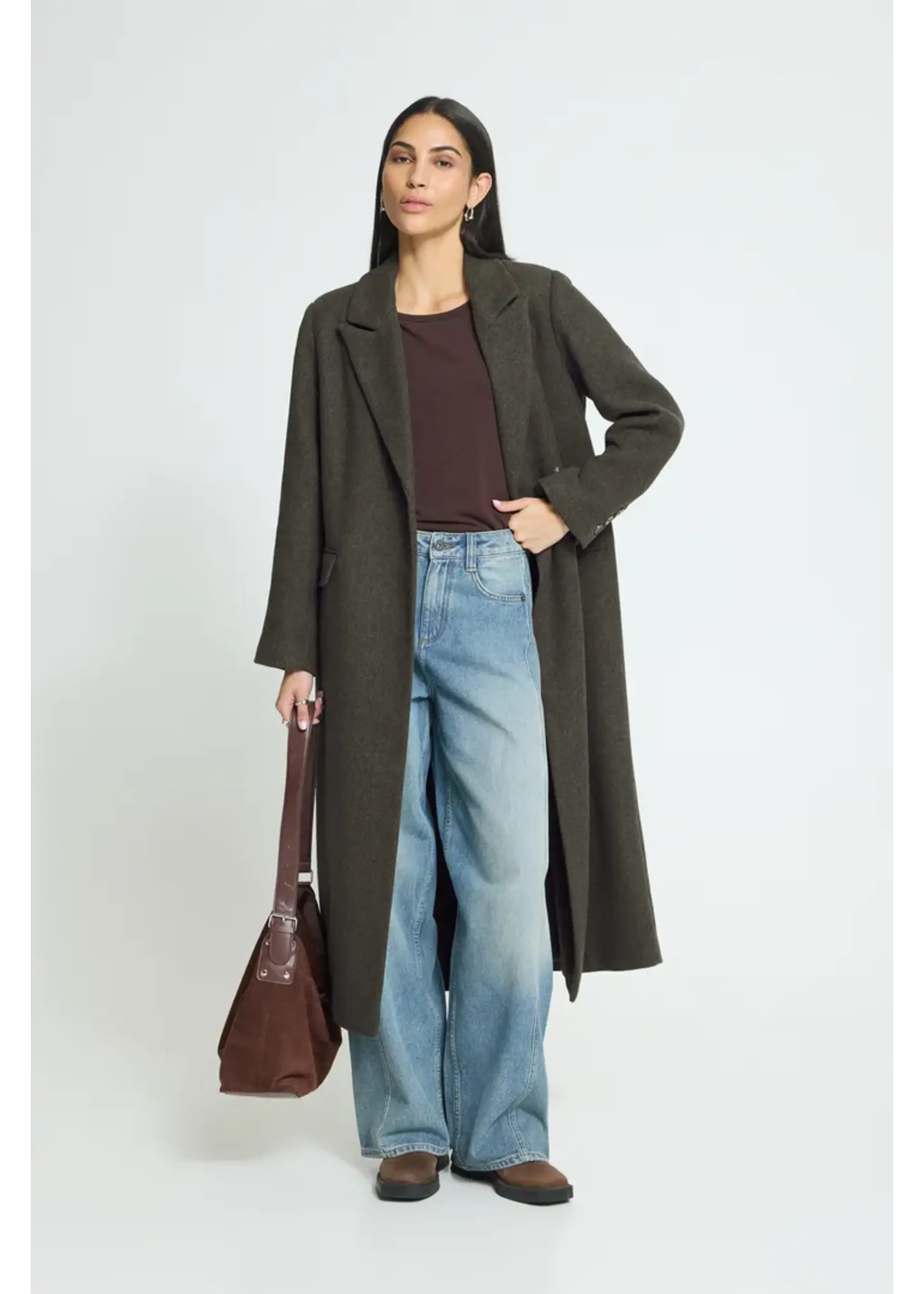ICHI ICHI ihfocola Jacket -Rosin Melange