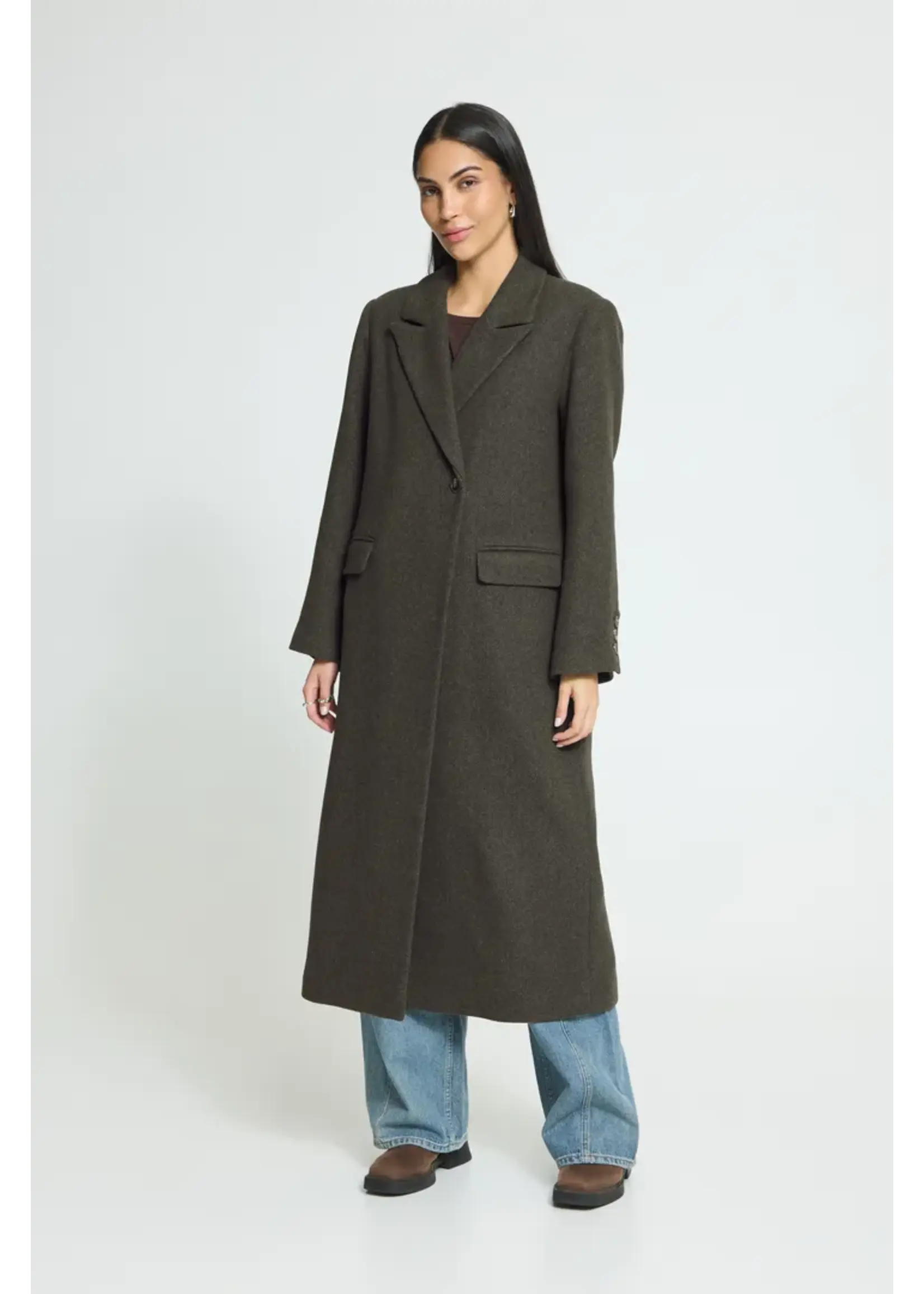 ICHI ICHI ihfocola Jacket -Rosin Melange
