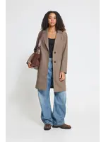 ICHI ICHI ihjannet Jacket 10 - Taupe Gray