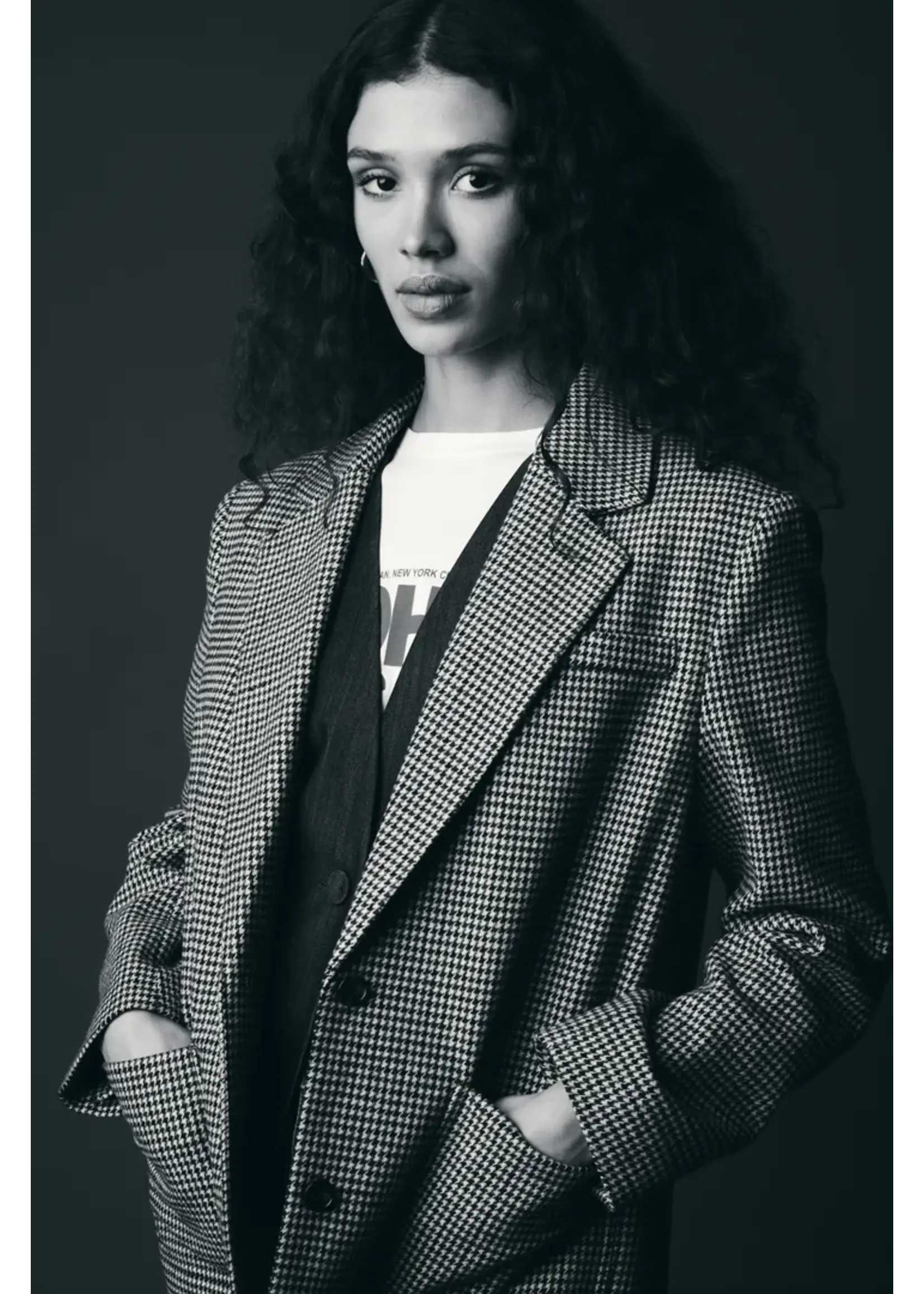 ICHI ICHI Ihlubana Blazer - Grey Chek