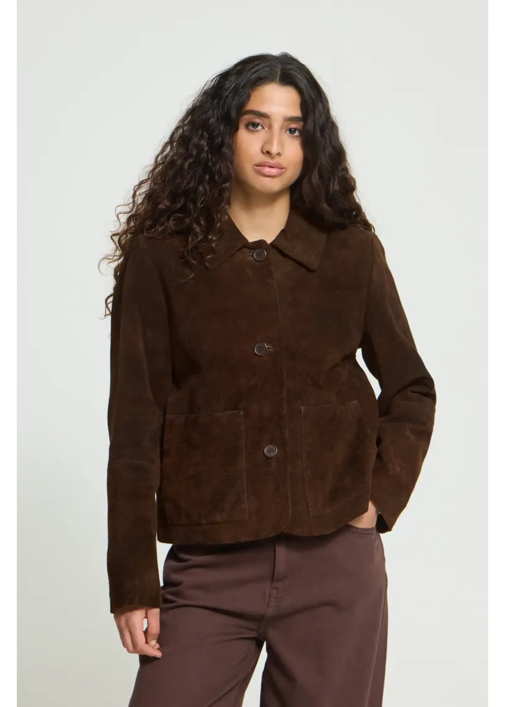 ICHI ICHI Ihlivia Jacket - Coffee Bean