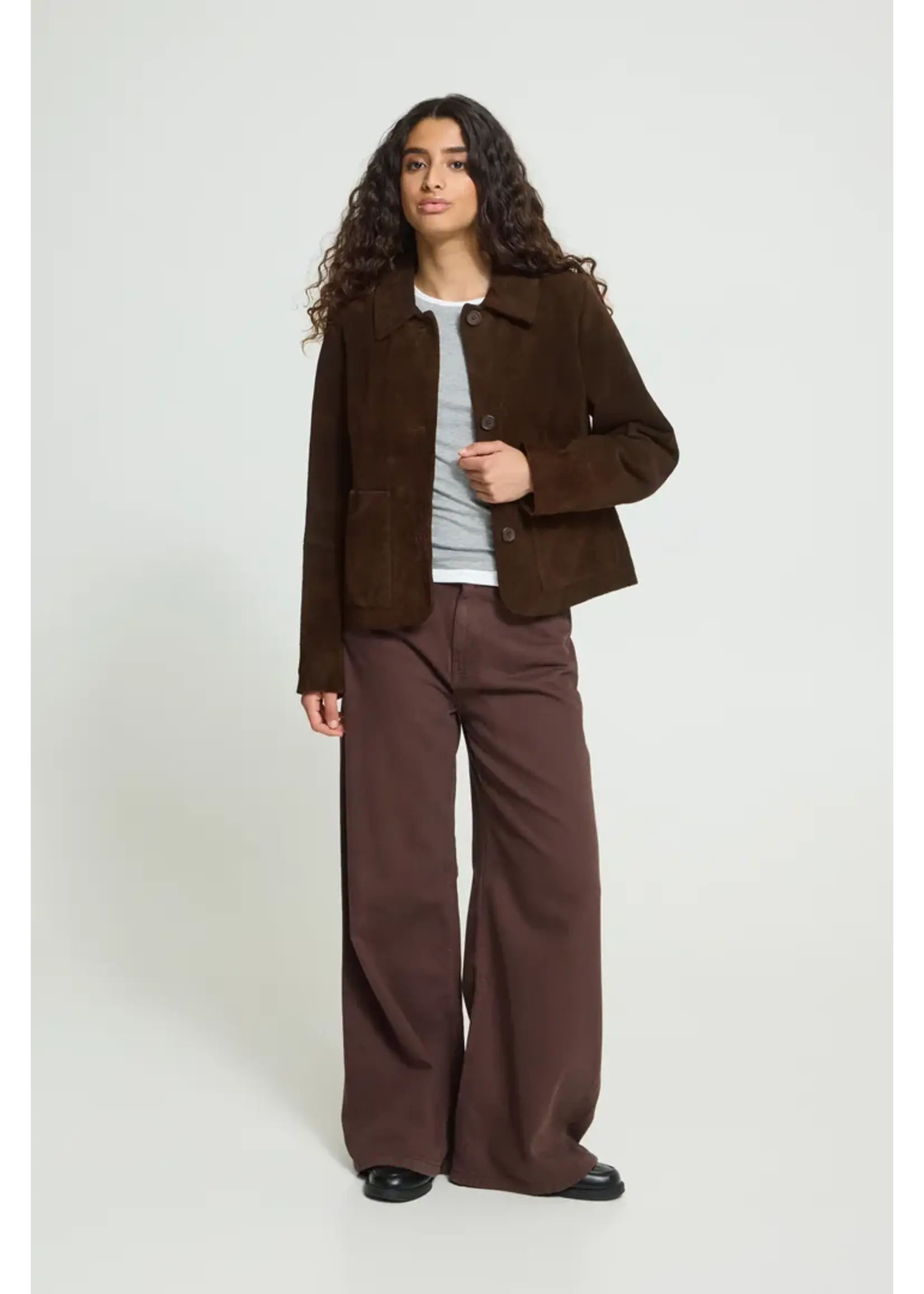 ICHI ICHI Ihlivia Jacket - Coffee Bean