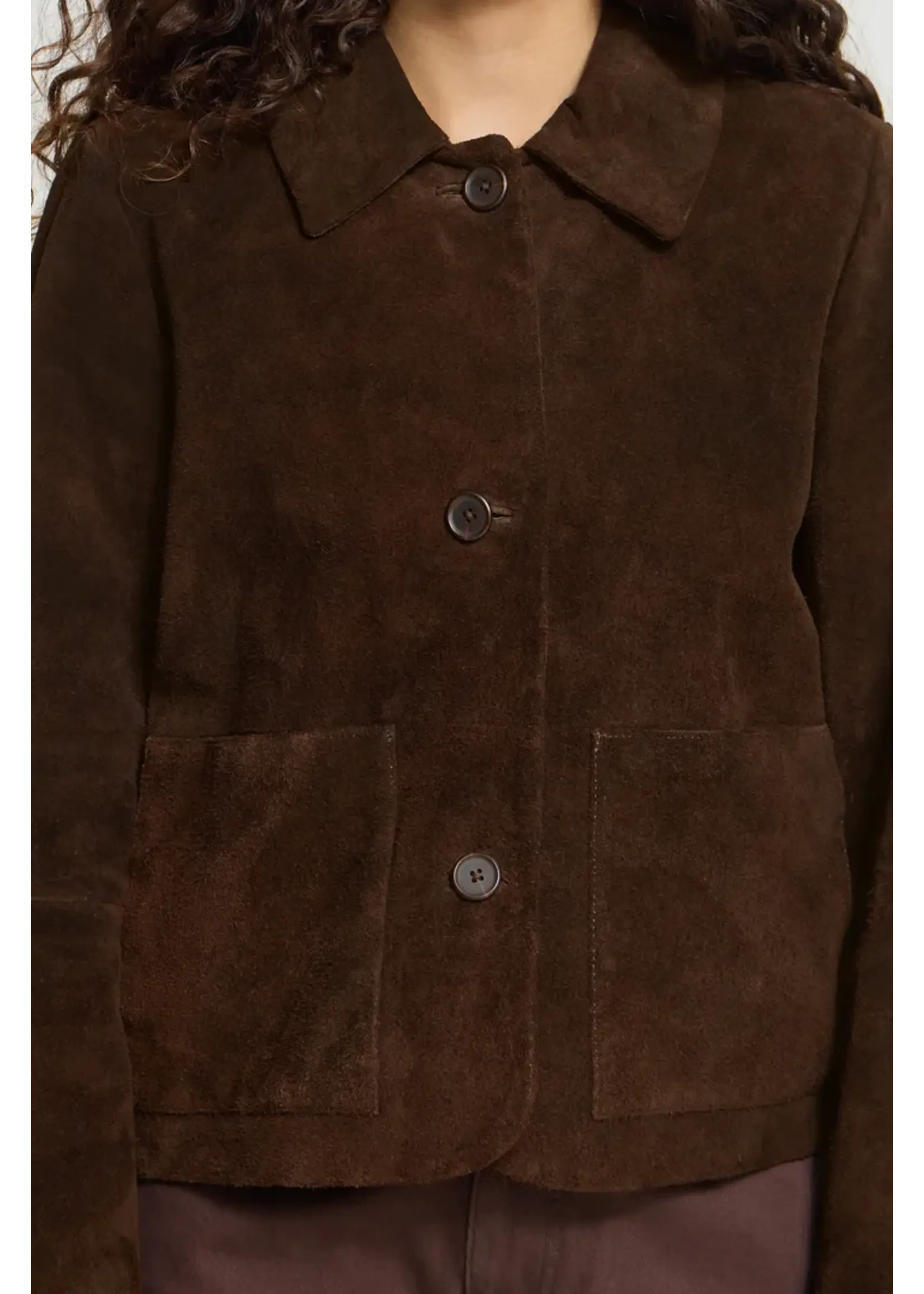ICHI ICHI Ihlivia Jacket - Coffee Bean