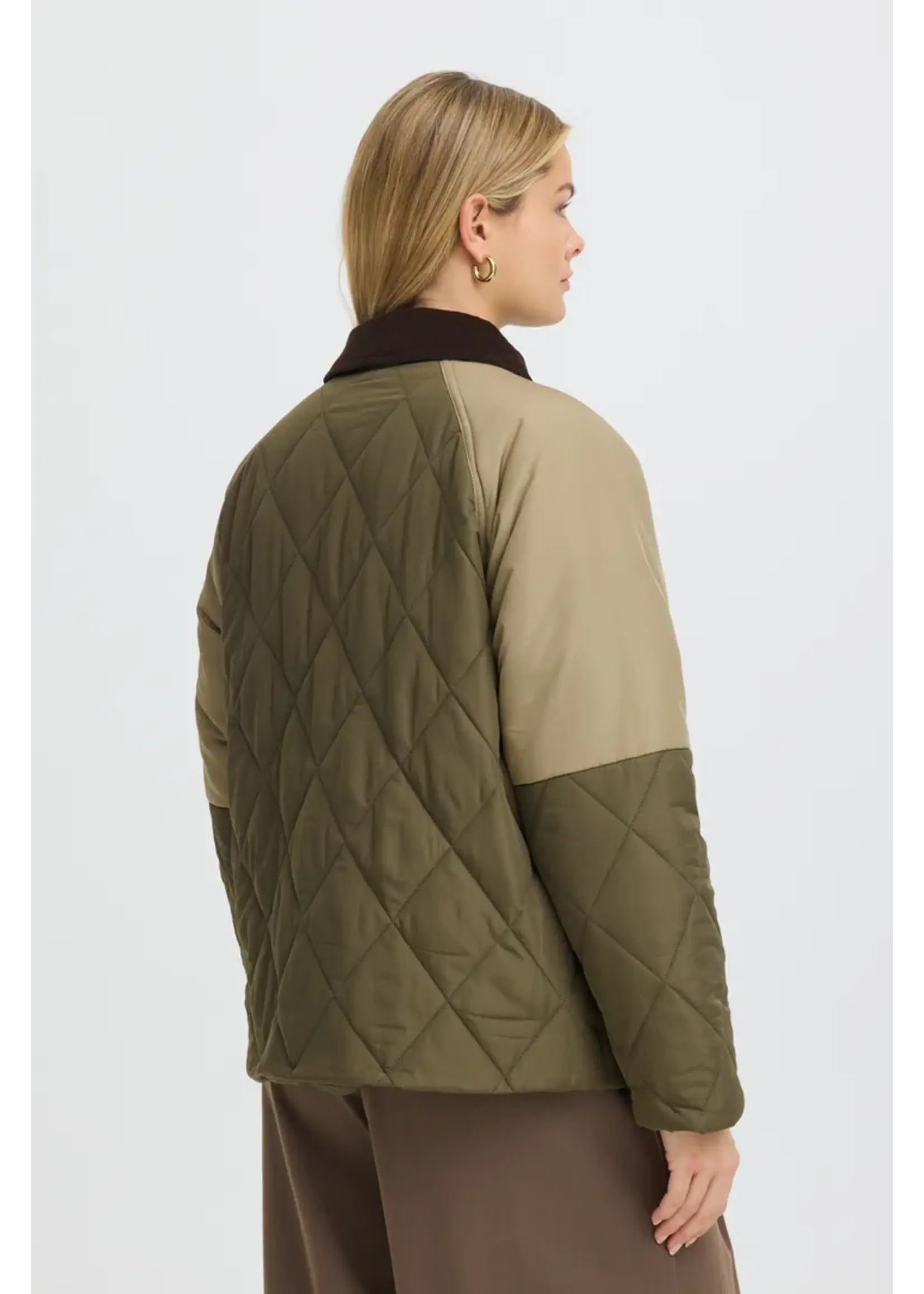 Fransa Fransa Adeline Jacket - Grape Leaf